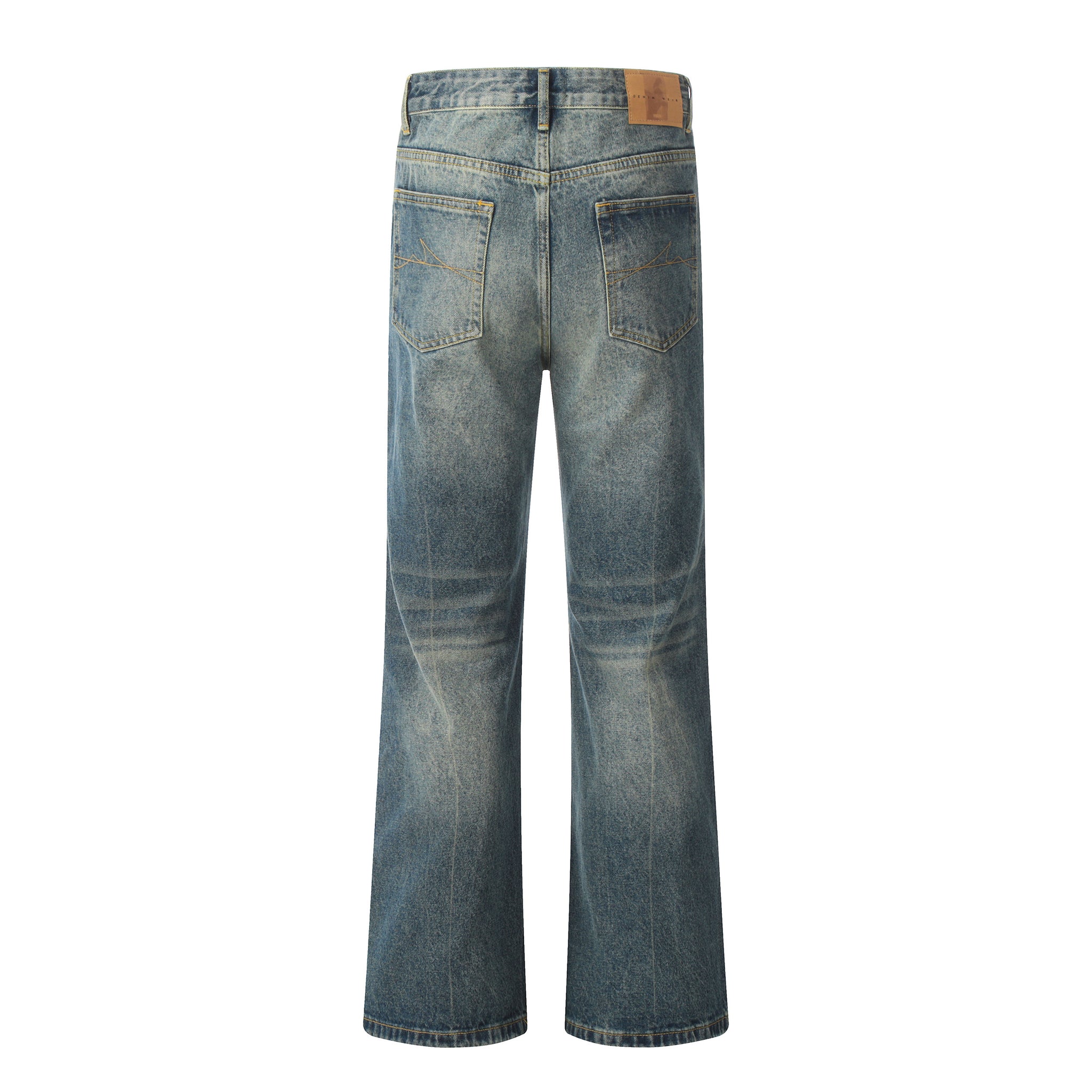 11KN RETRO BLUE FLARE JEANS #K5352