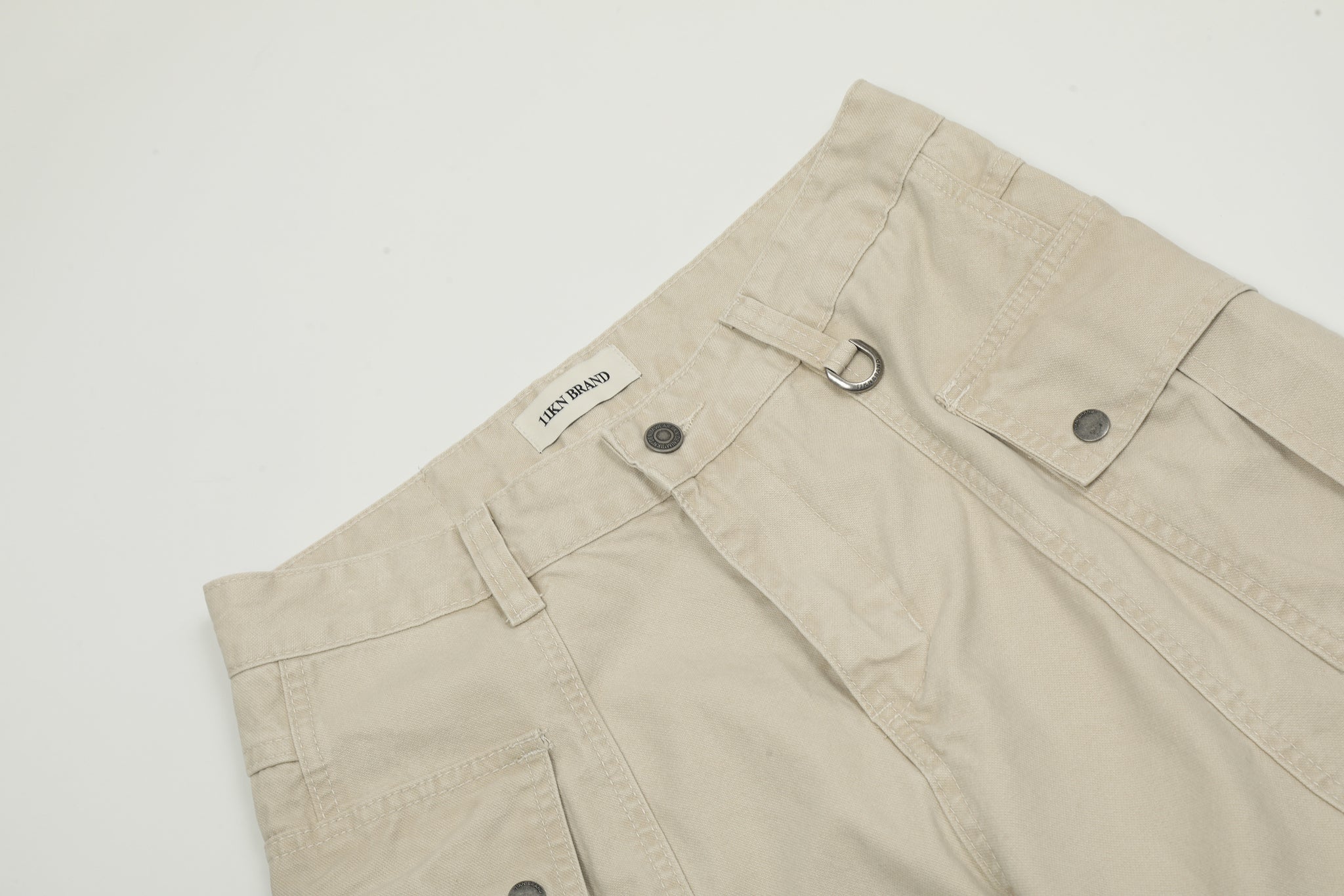 11KN VINTAGE FLARE CARGO PANTS #CK9319