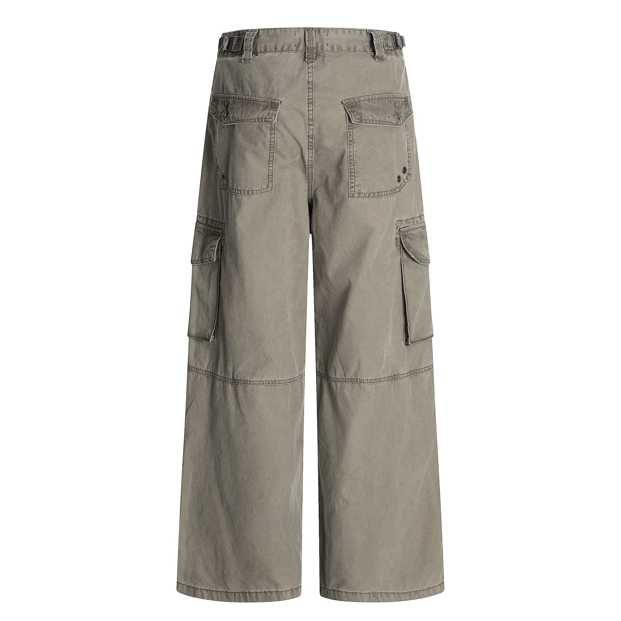 11KN ‌‌‌VINTAGE A-LINE STRAIGHT CARGO PANTS #CK3558