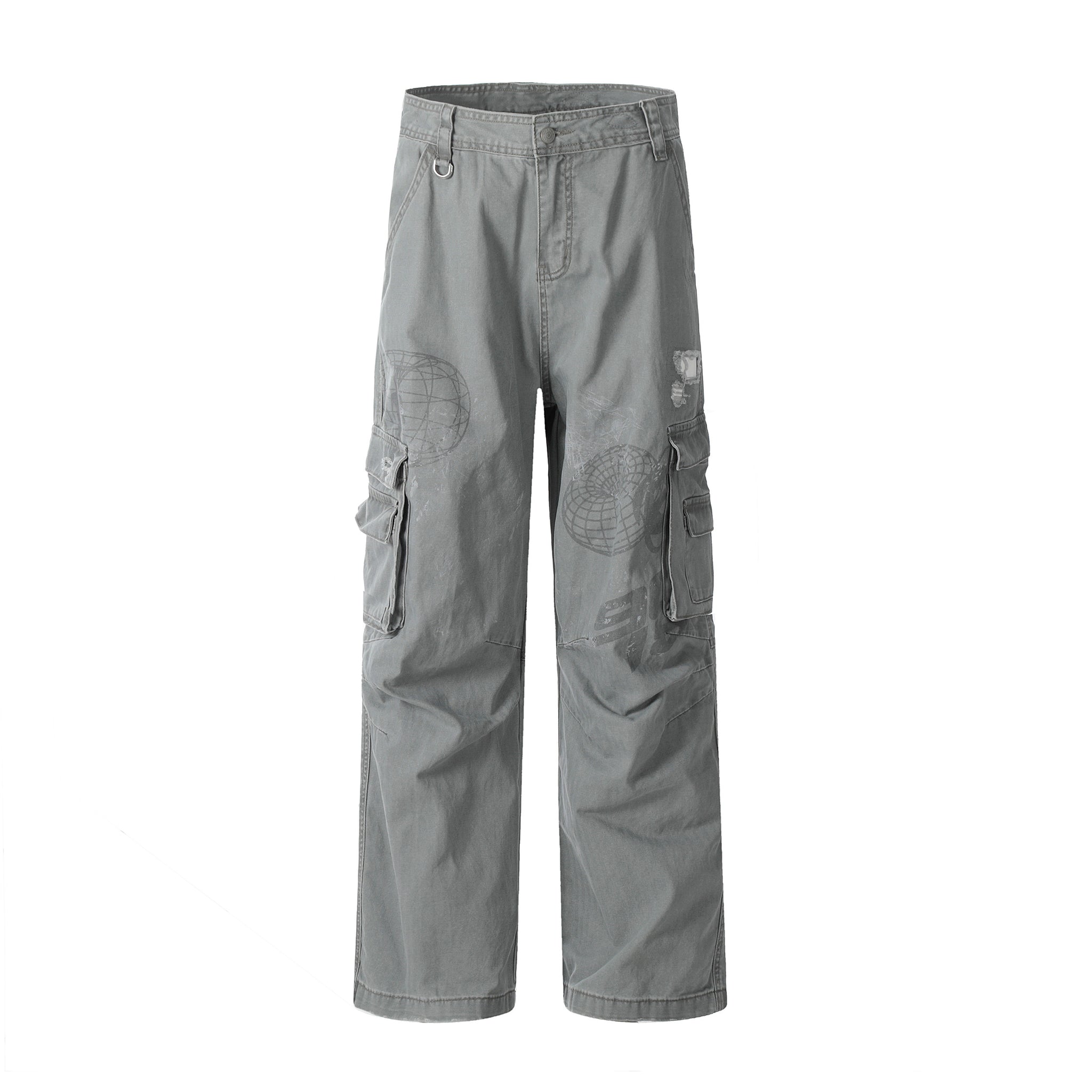 11KN VINTAGE STRAIGHT CARGO PANTS #CK3382