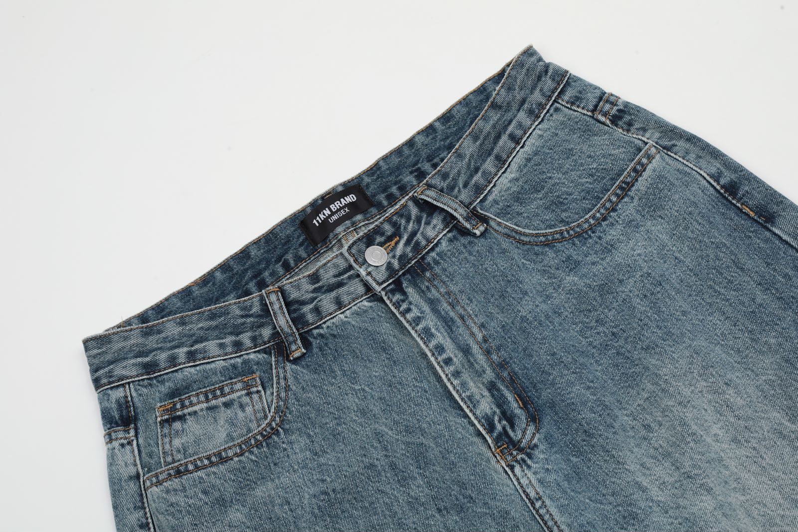 11KN RETRO BLUE RELAXED JEANS #K5290