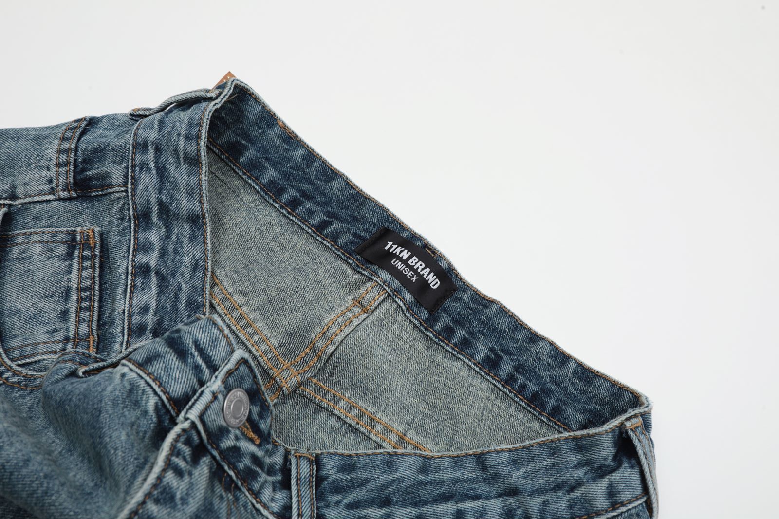 11KN RETRO BLUE RELAXED JEANS #K5290