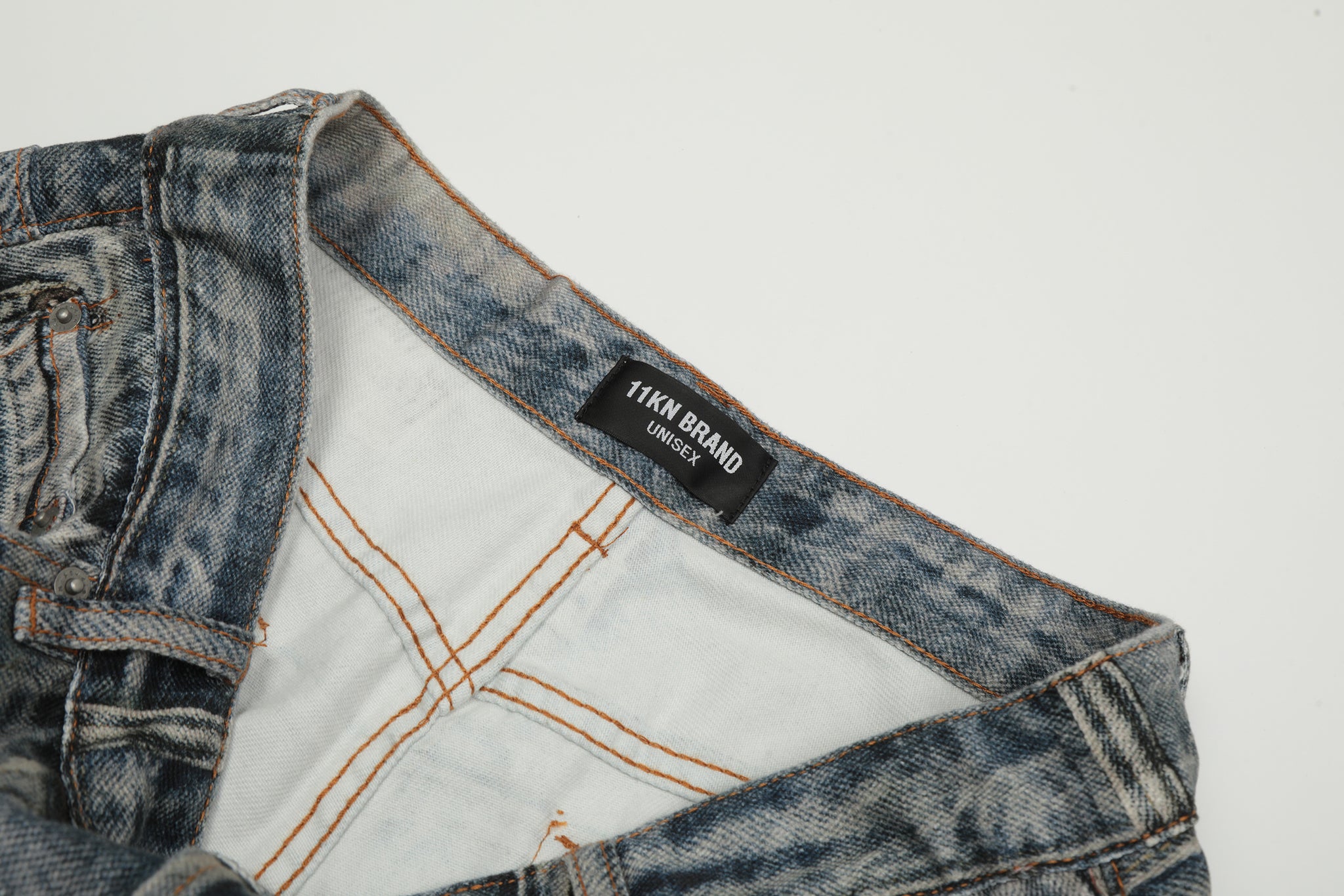 11KN 3D PRINTED DENIM PANTS #K9261