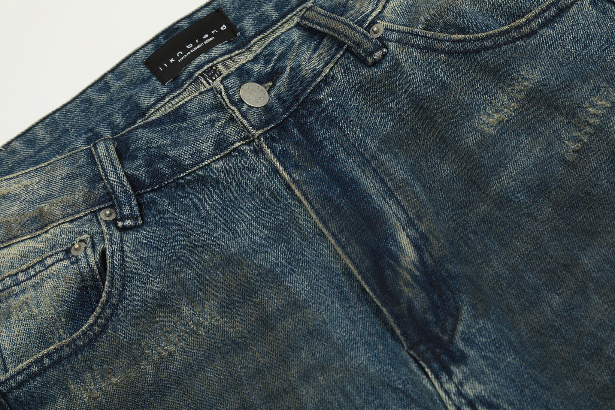 11KN Heavy Distressed Jeans #CK5350