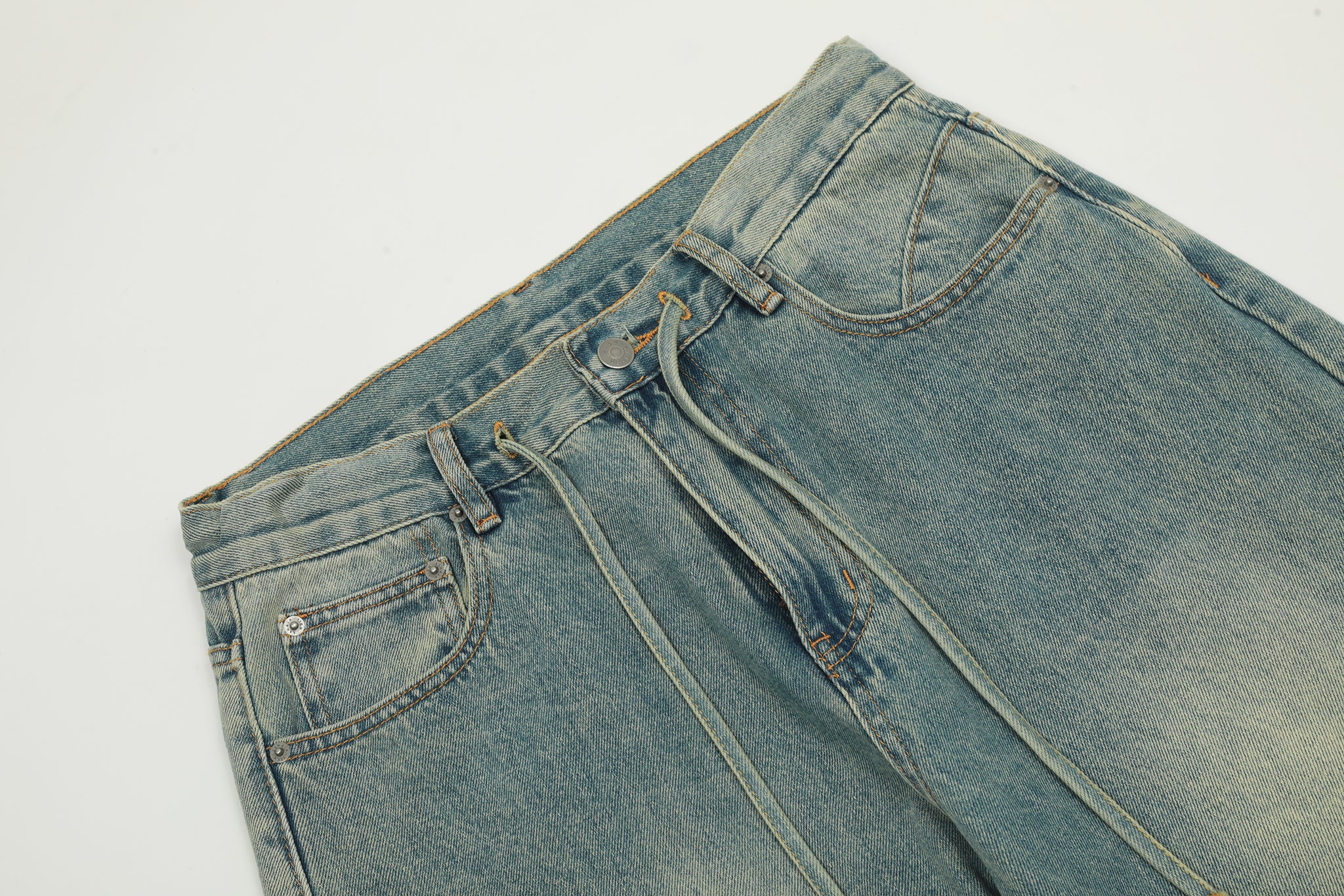 11KN Classic Washed Denim Jeans #K5369