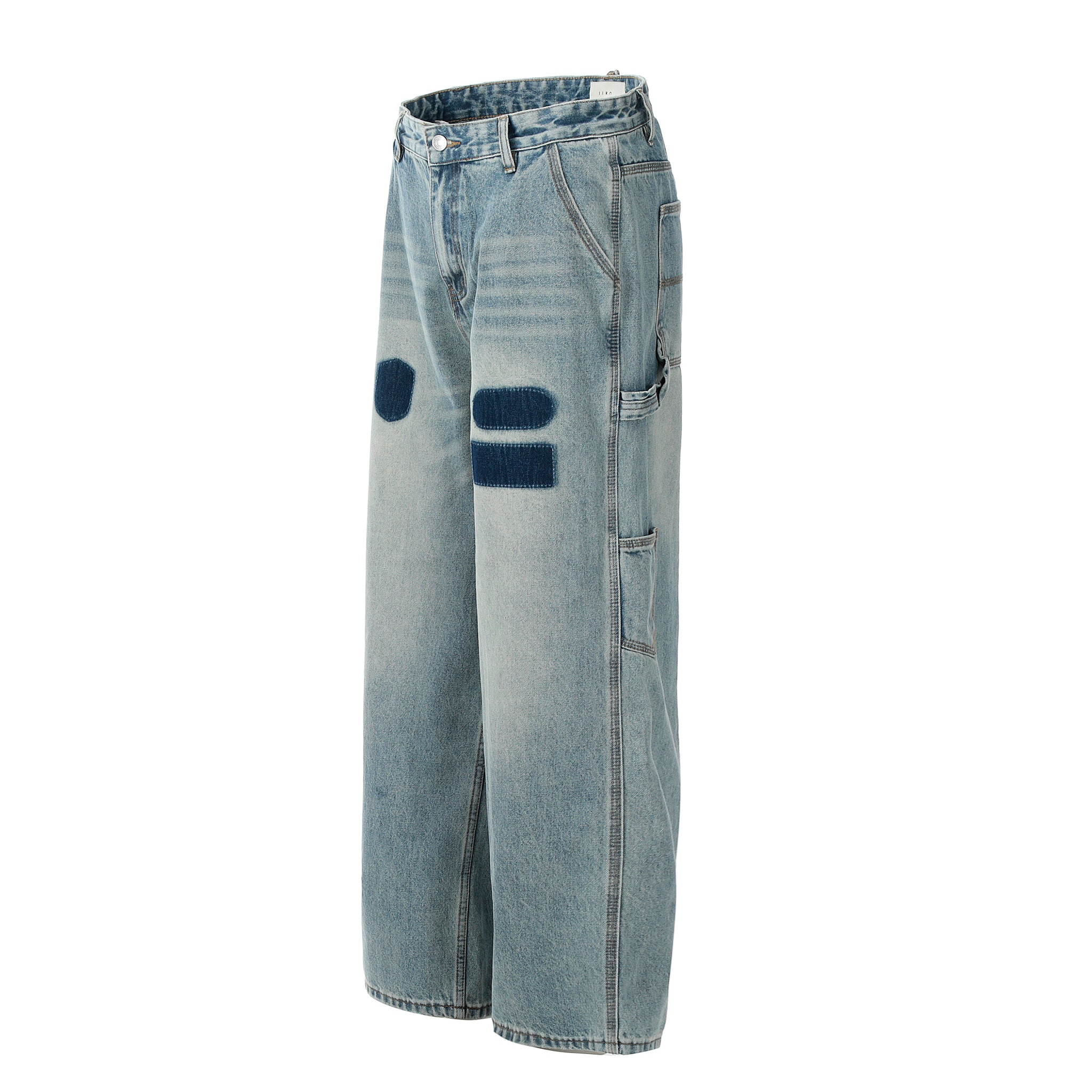 11KN Multi-Pocket Cargo Denim Jeans #CK9386