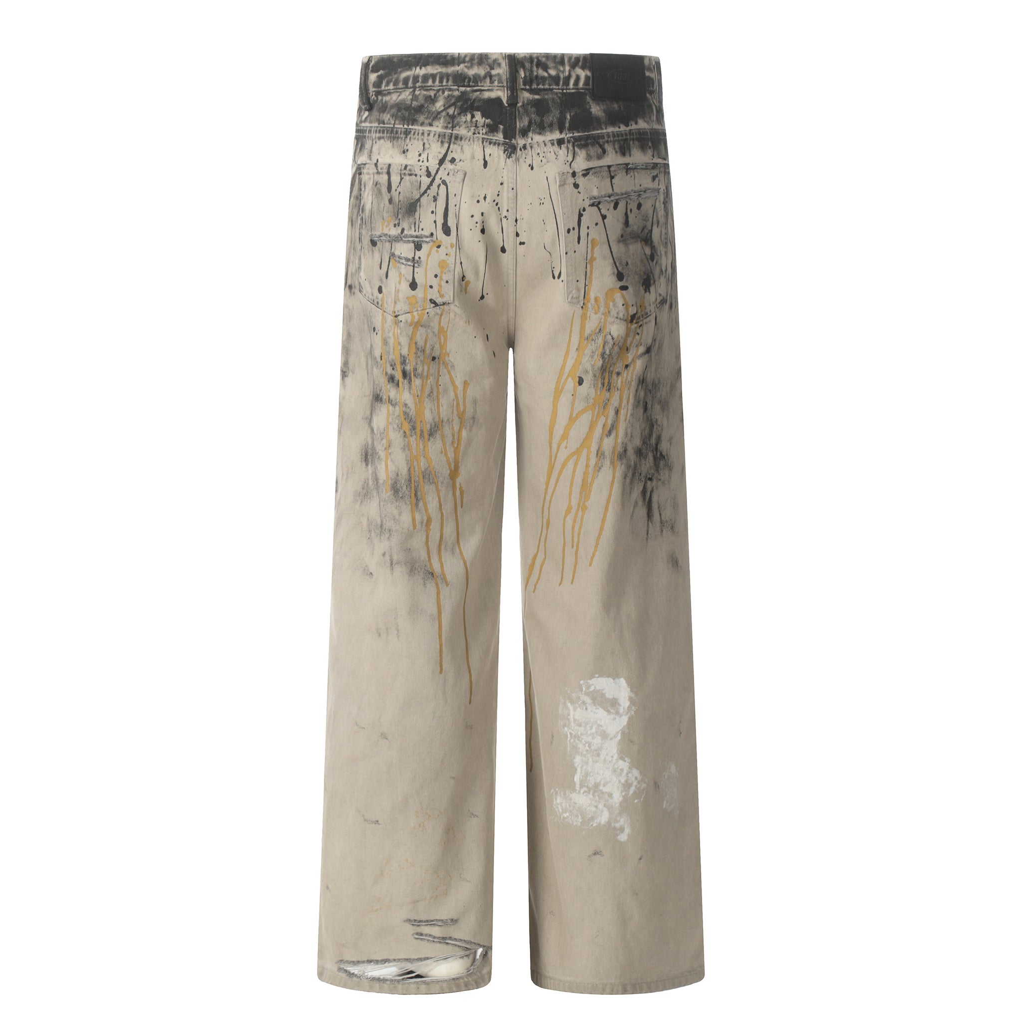 11KN Splatter Graffiti Denim Jeans #K5363