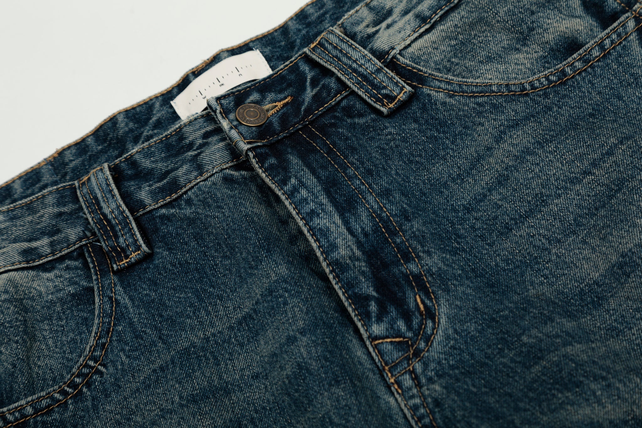 11KN VINTAGE BLUE WASHED DENIM PANTS #CK9513