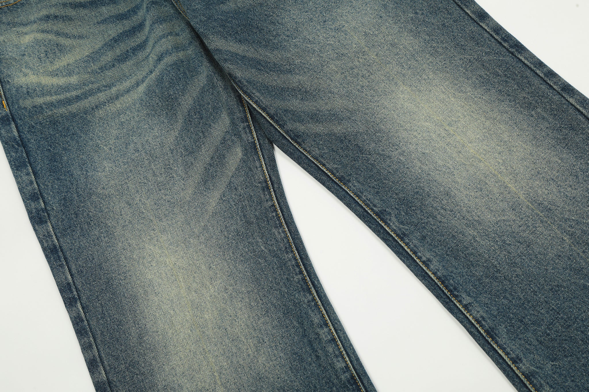 11KN RETRO BLUE FLARE JEANS #K5352