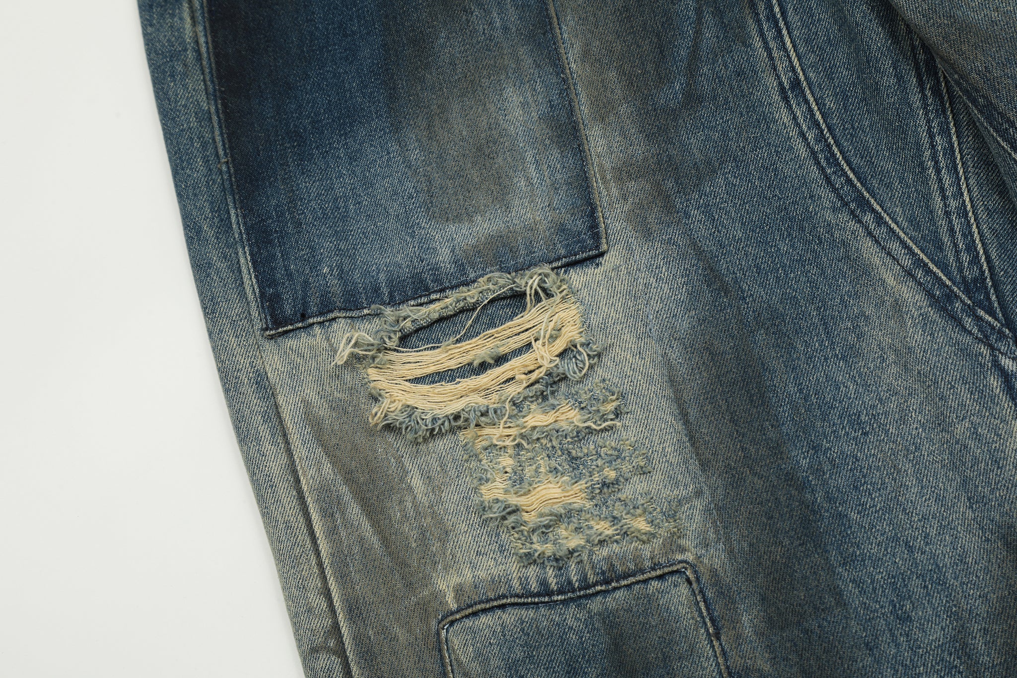 11KN Heavy Distressed Jeans #CK5350