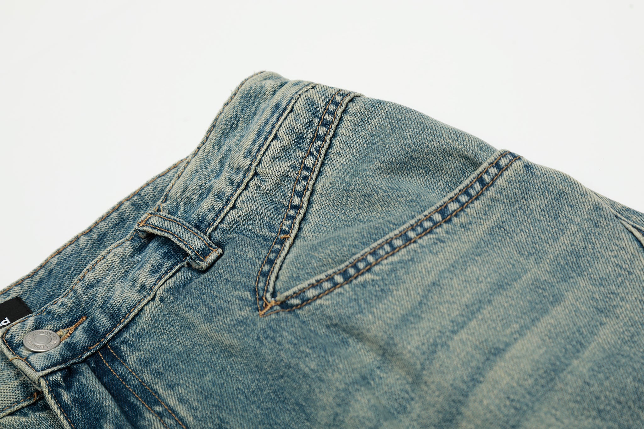 11KN ‌‌‌VINTAGE WASHED WIDE-LEG PANTS #CK9666