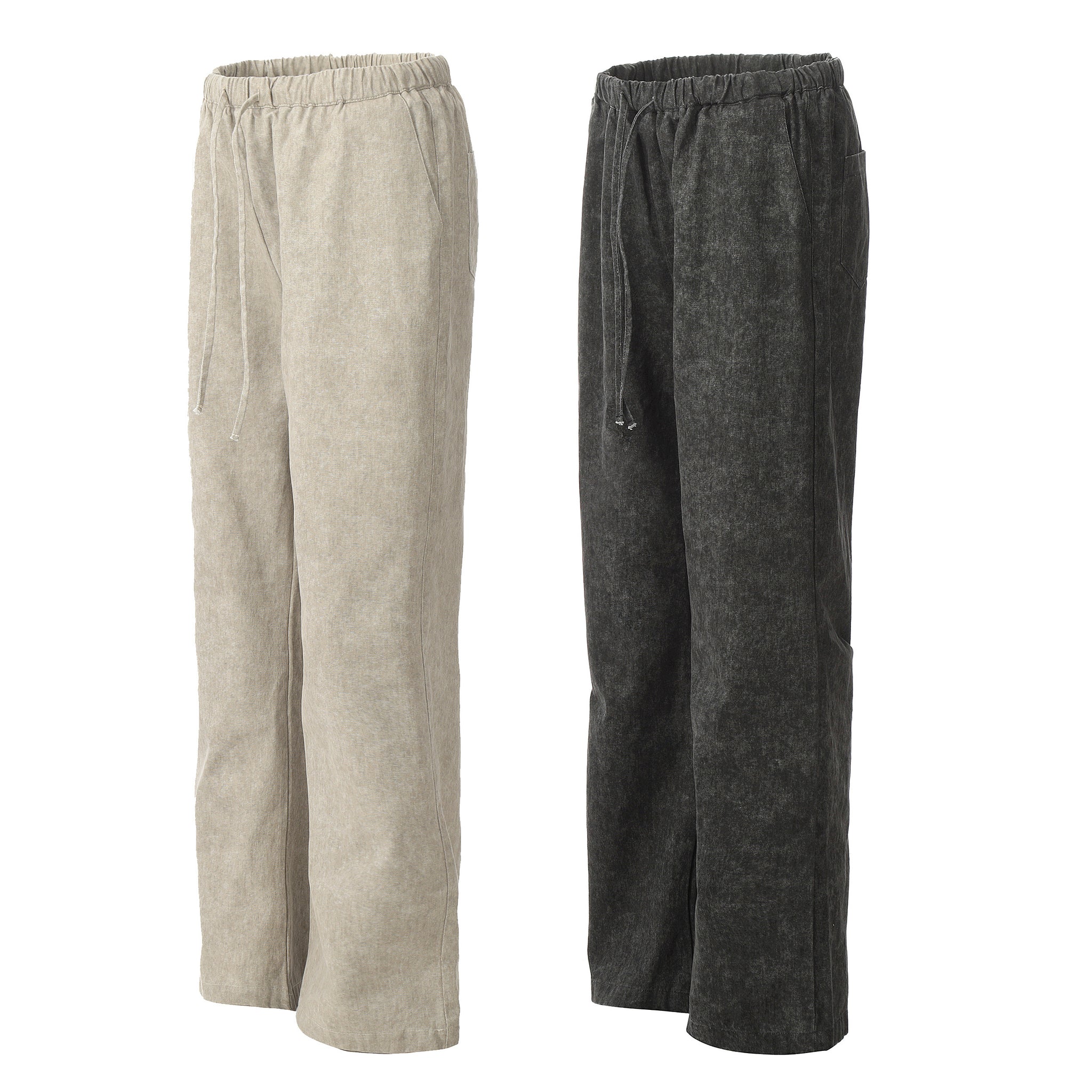 11KN VINTAGE WASHED COTTON PANTS #KJ6398