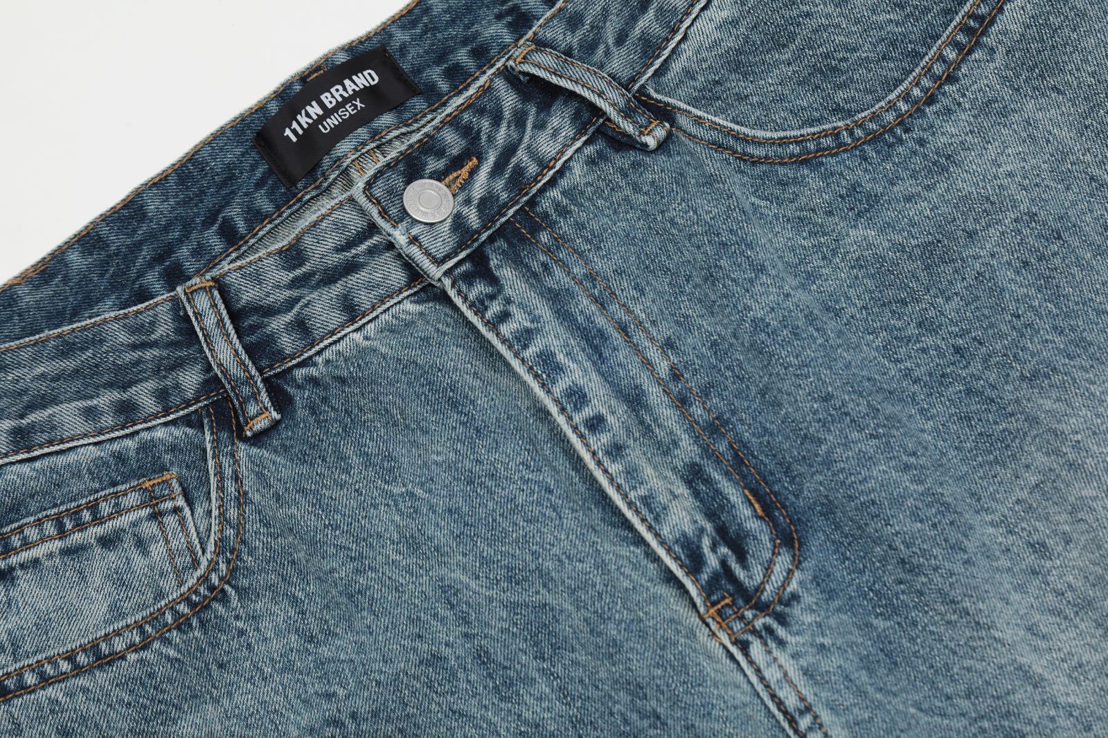 11KN RETRO BLUE RELAXED JEANS #K5290