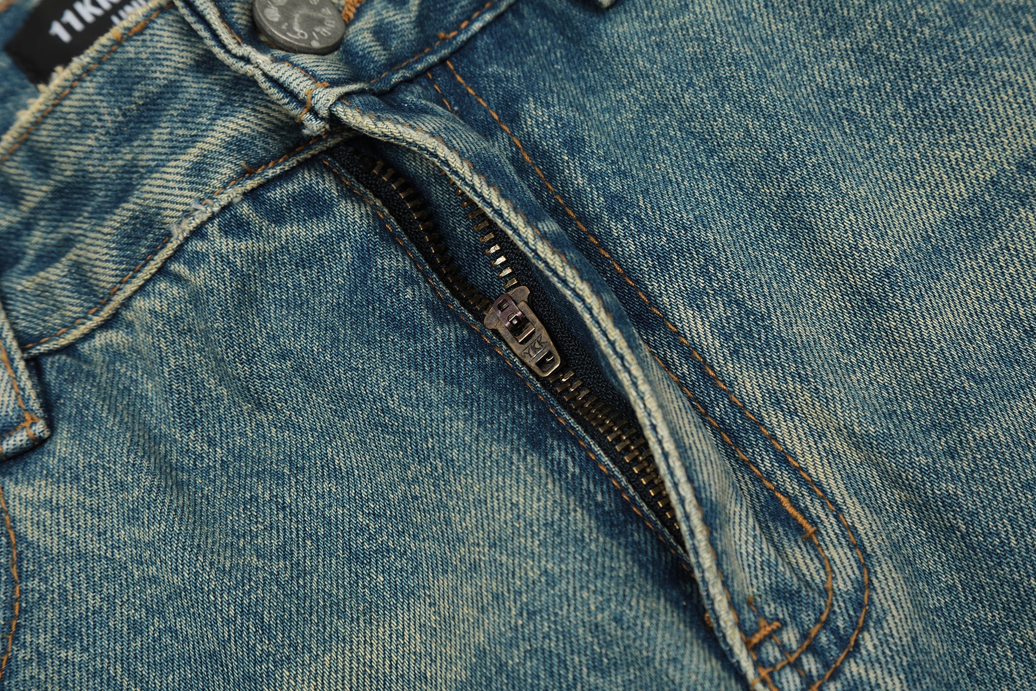 11KN Acid-Washed Jeans #K9028