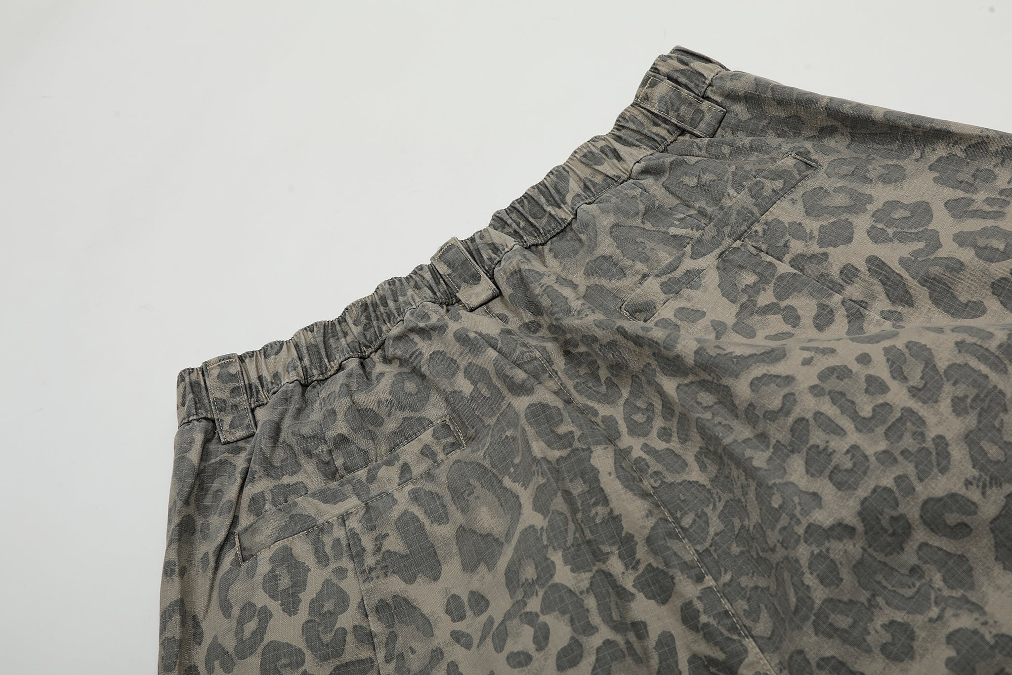 11KN Leopard Print Straight-Leg Casual Pants #CK6610