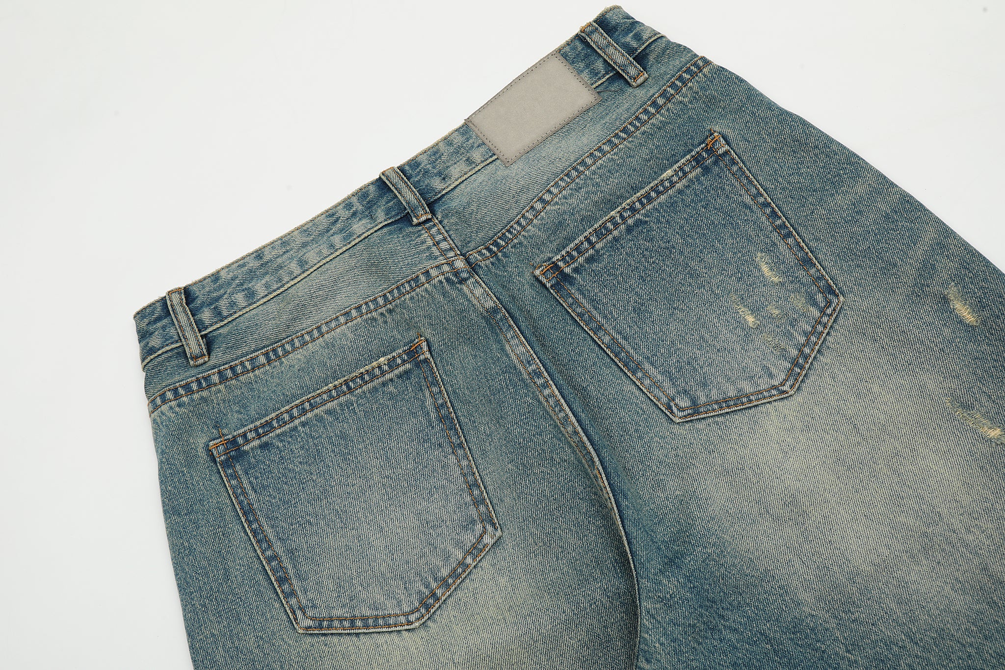 11KN Acid-Washed Jeans #K9028