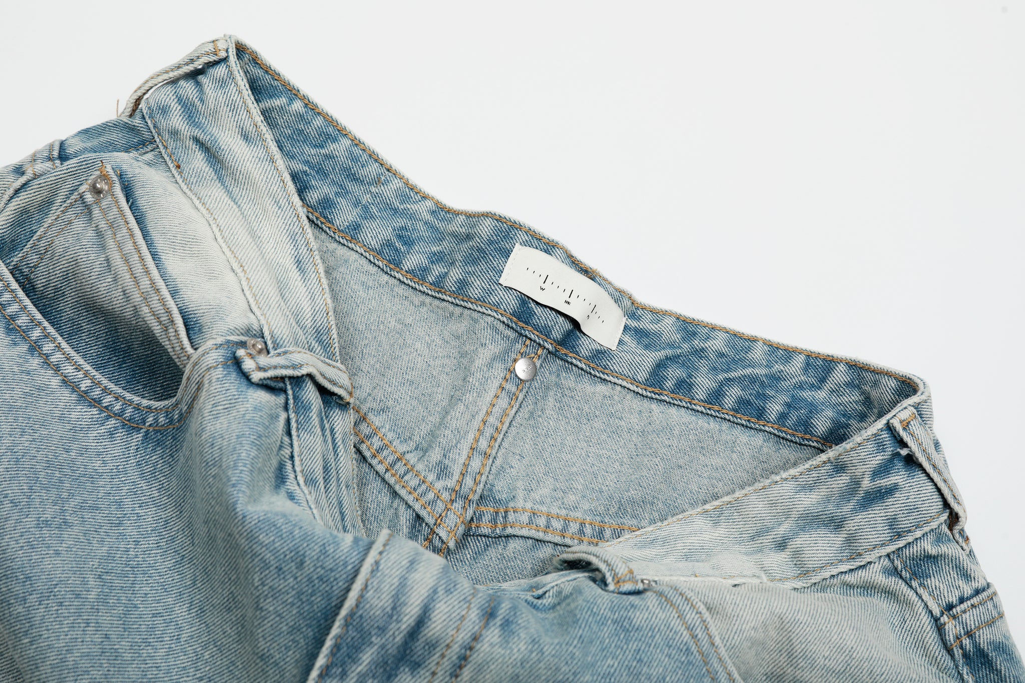 11KN ‌RIPPED FRINGE JEANS‌ #CK9585D