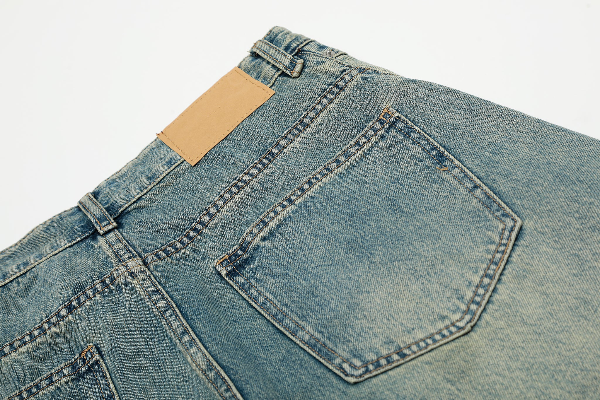 11KN ‌‌‌VINTAGE WASHED WIDE-LEG PANTS #CK9666