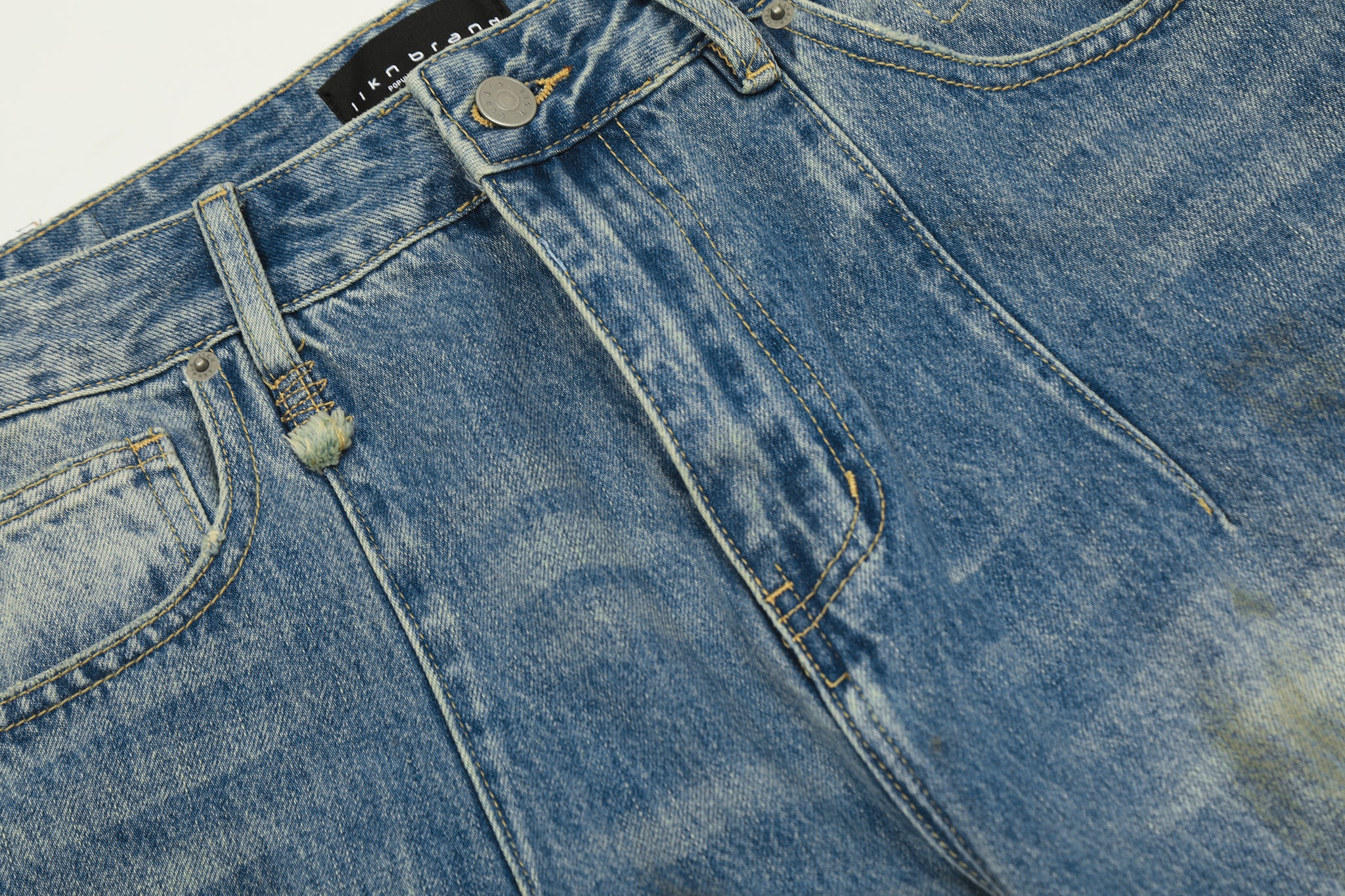 11KN Washed Wrinkled Denim #K5353