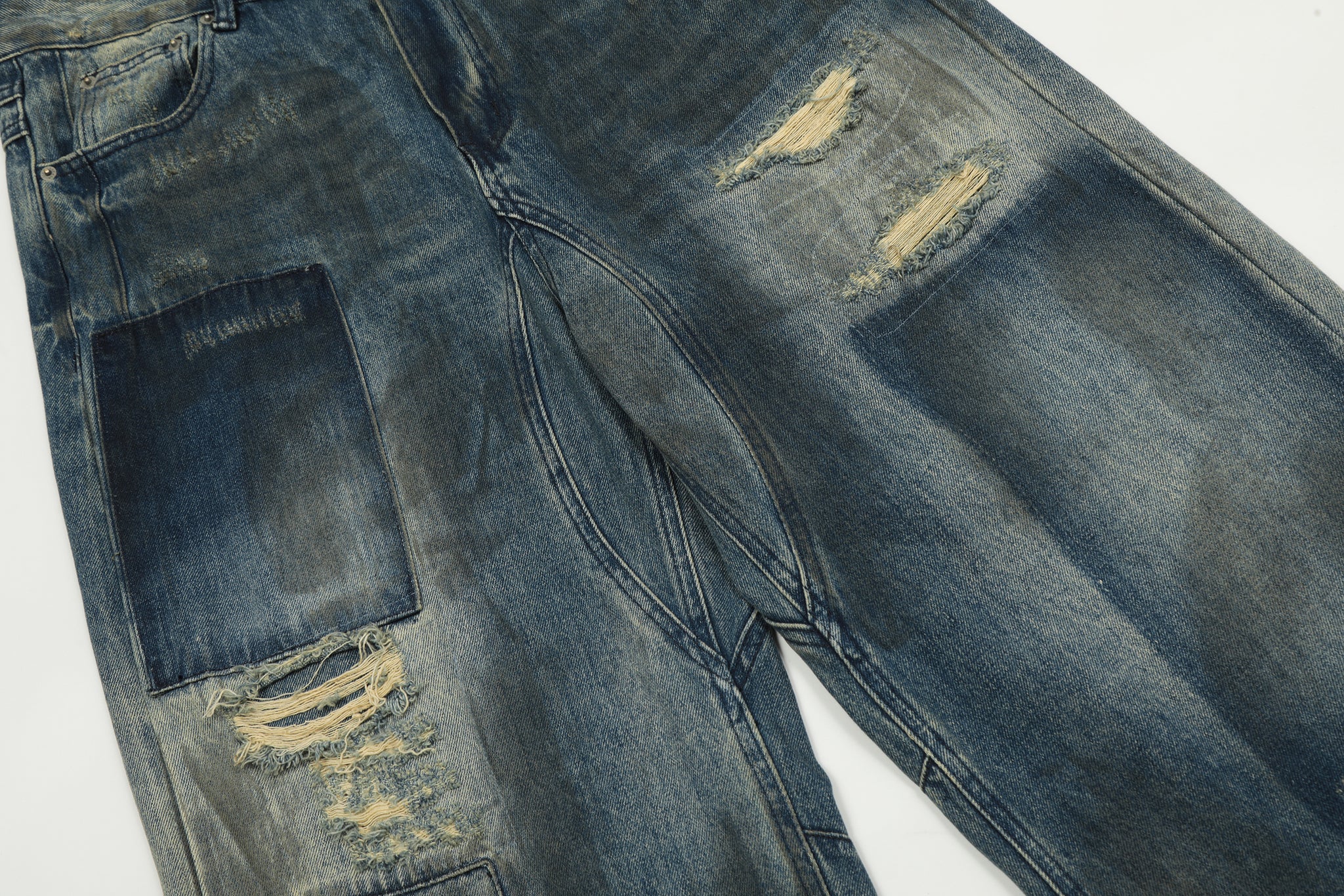 11KN Heavy Distressed Jeans #CK5350