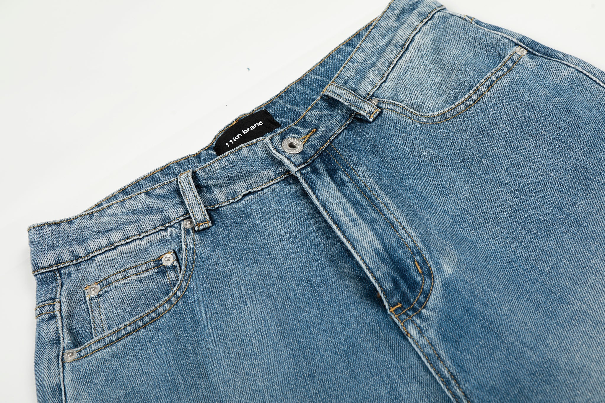 11KN WASHED CLASSIC DENIM JEANS #GP9689