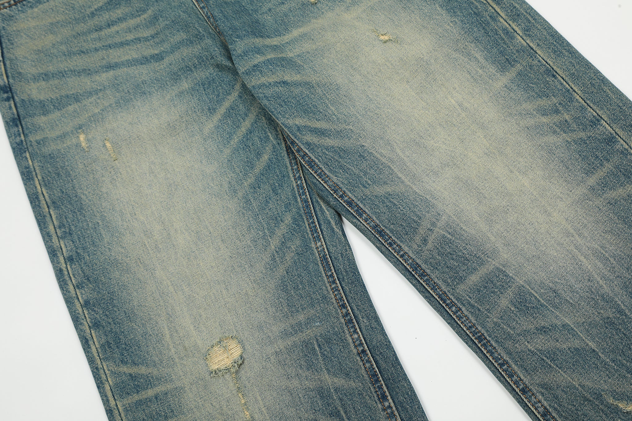 11KN Acid-Washed Jeans #K9028