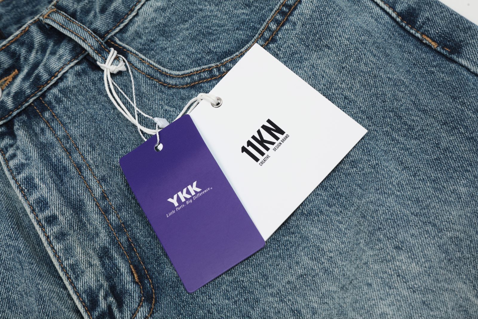 11KN RETRO BLUE RELAXED JEANS #K5290