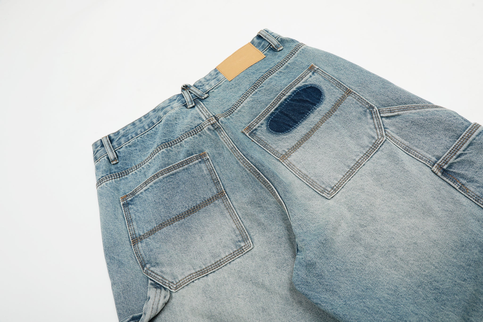 11KN Multi-Pocket Cargo Denim Jeans #CK9386