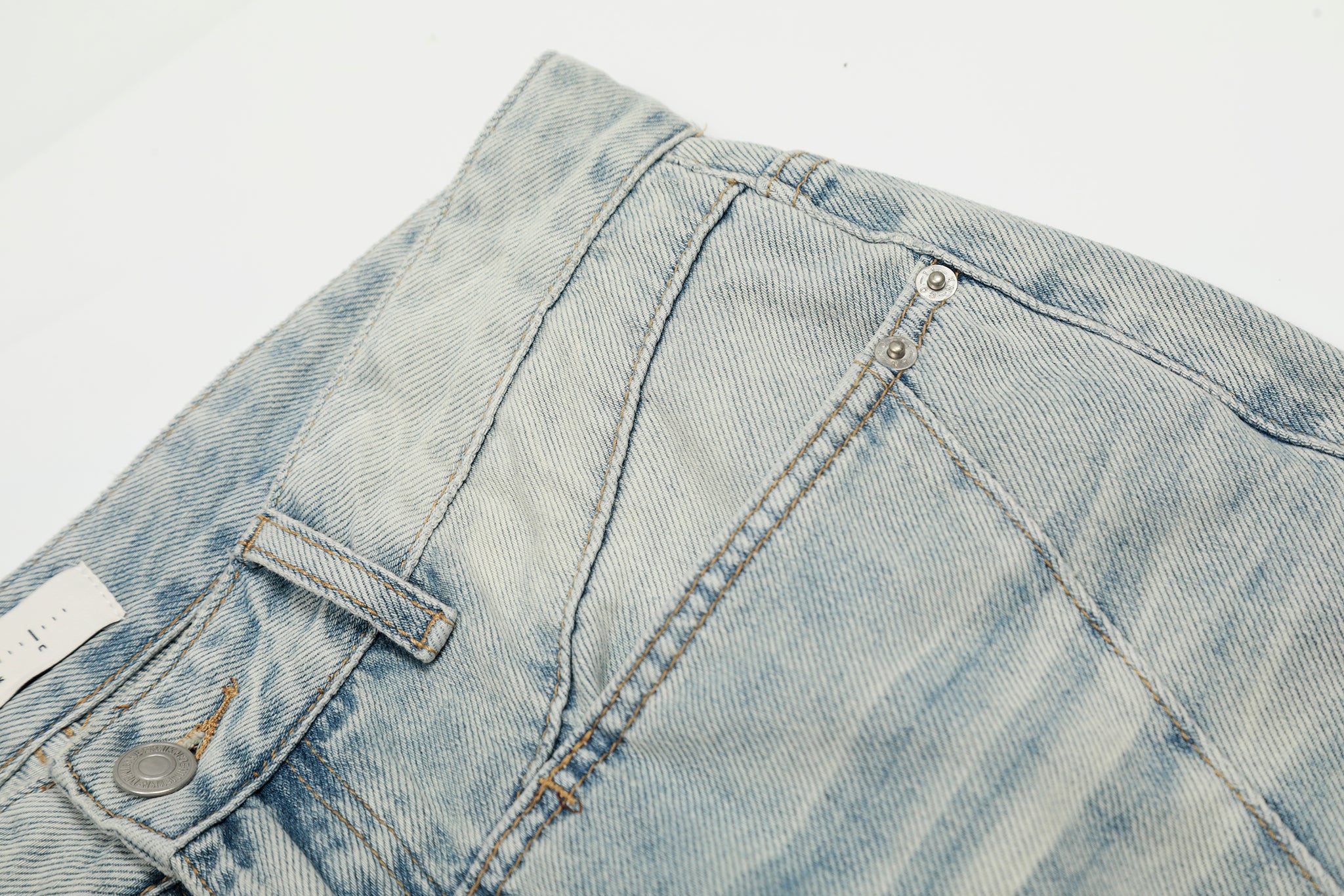 11KN ‌‌‌PATCHWORK STRAIGHT LEG JEANS #K9653