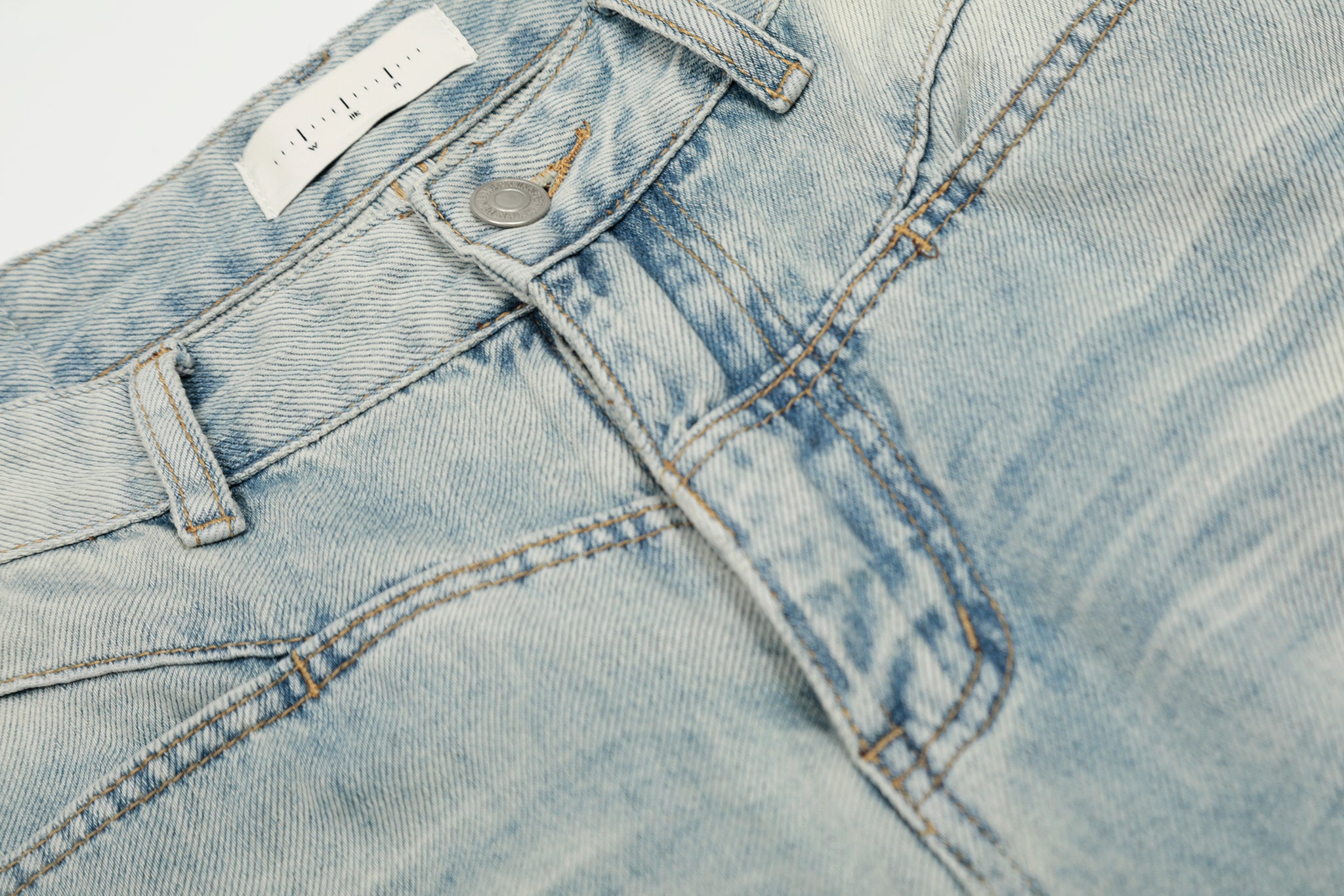 11KN ‌‌‌PATCHWORK STRAIGHT LEG JEANS #K9653