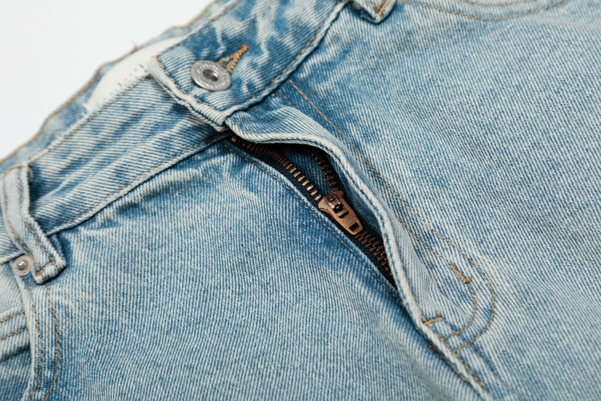 11KN ‌RIPPED FRINGE JEANS‌ #CK9585D