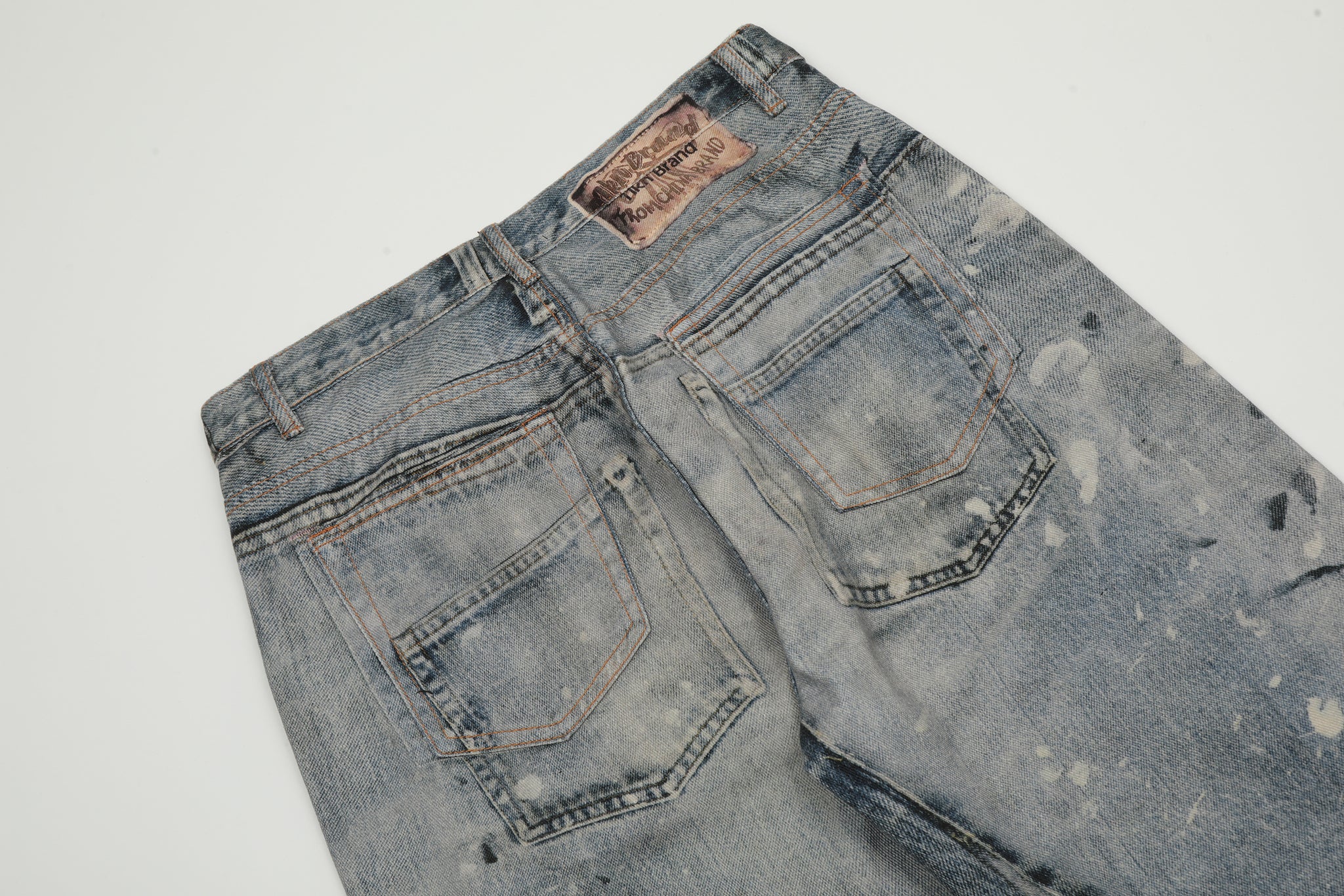 11KN 3D PRINTED DENIM PANTS #K9261