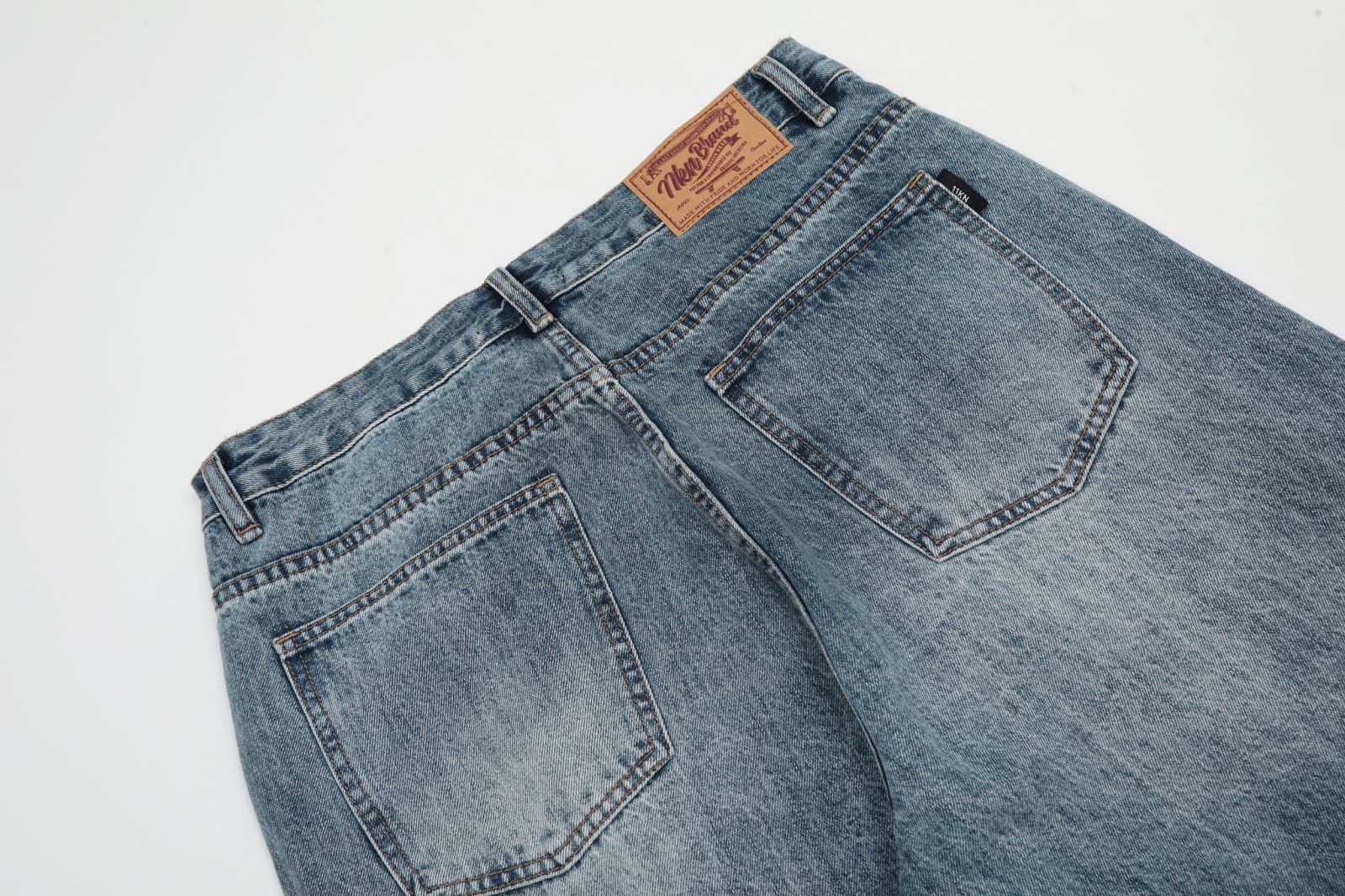 11KN RETRO BLUE RELAXED JEANS #K5290