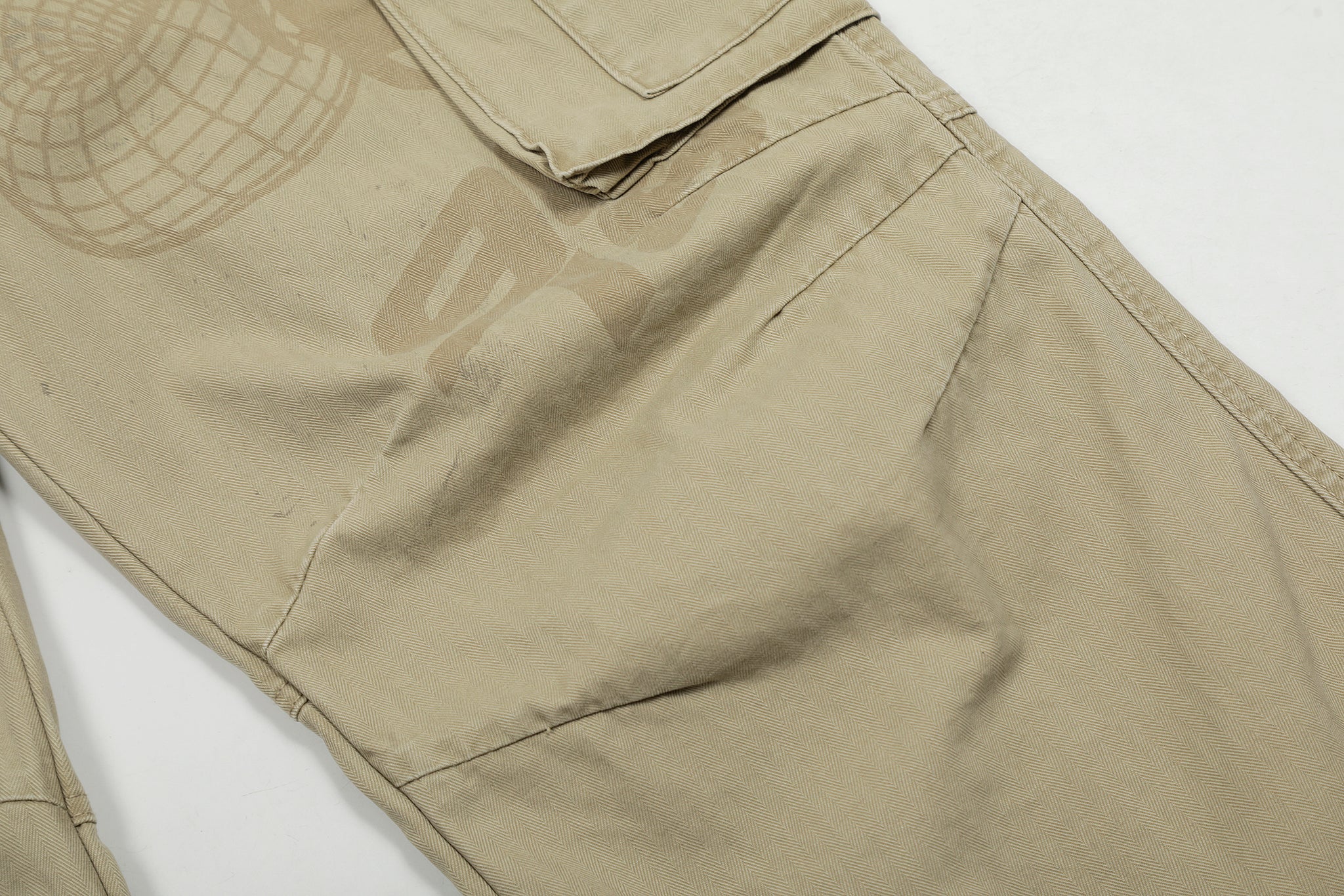 11KN VINTAGE STRAIGHT CARGO PANTS #CK3382