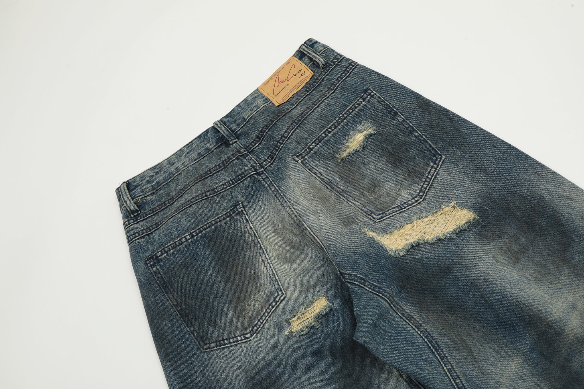 11KN Heavy Distressed Jeans #CK5350