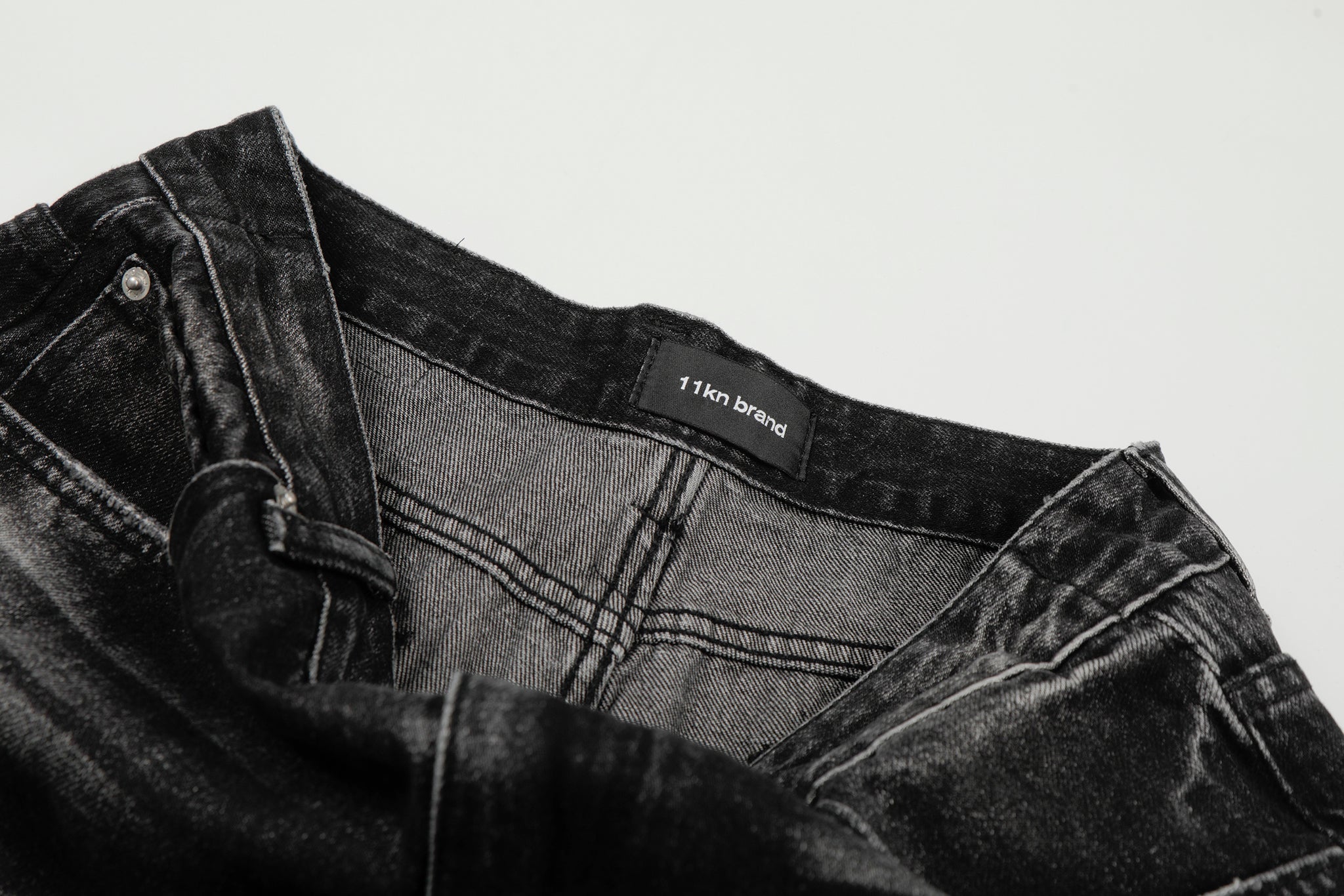 11KN BLACK WHISKER DENIM #GP5557