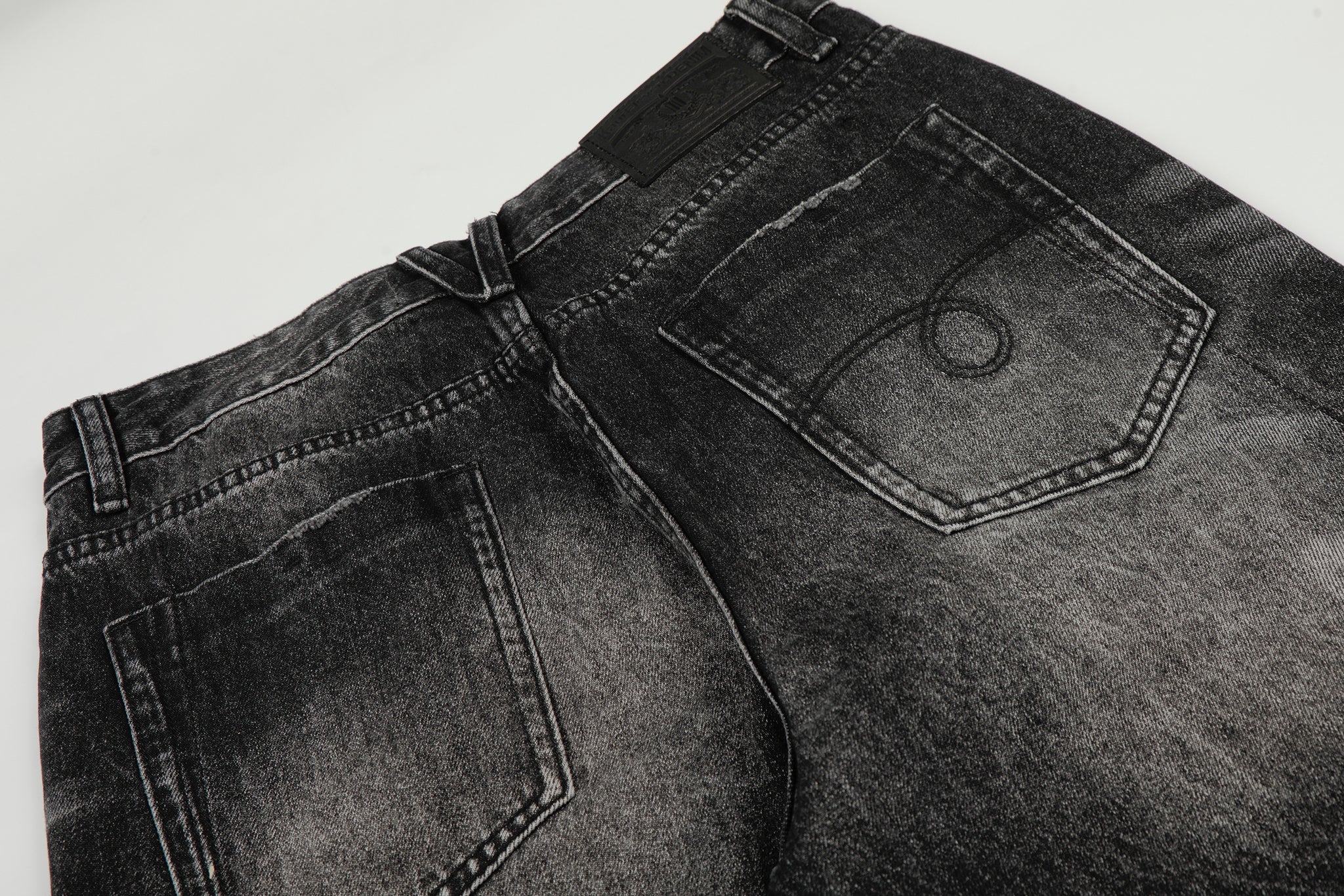 11KN BLACK WHISKER DENIM #GP5557