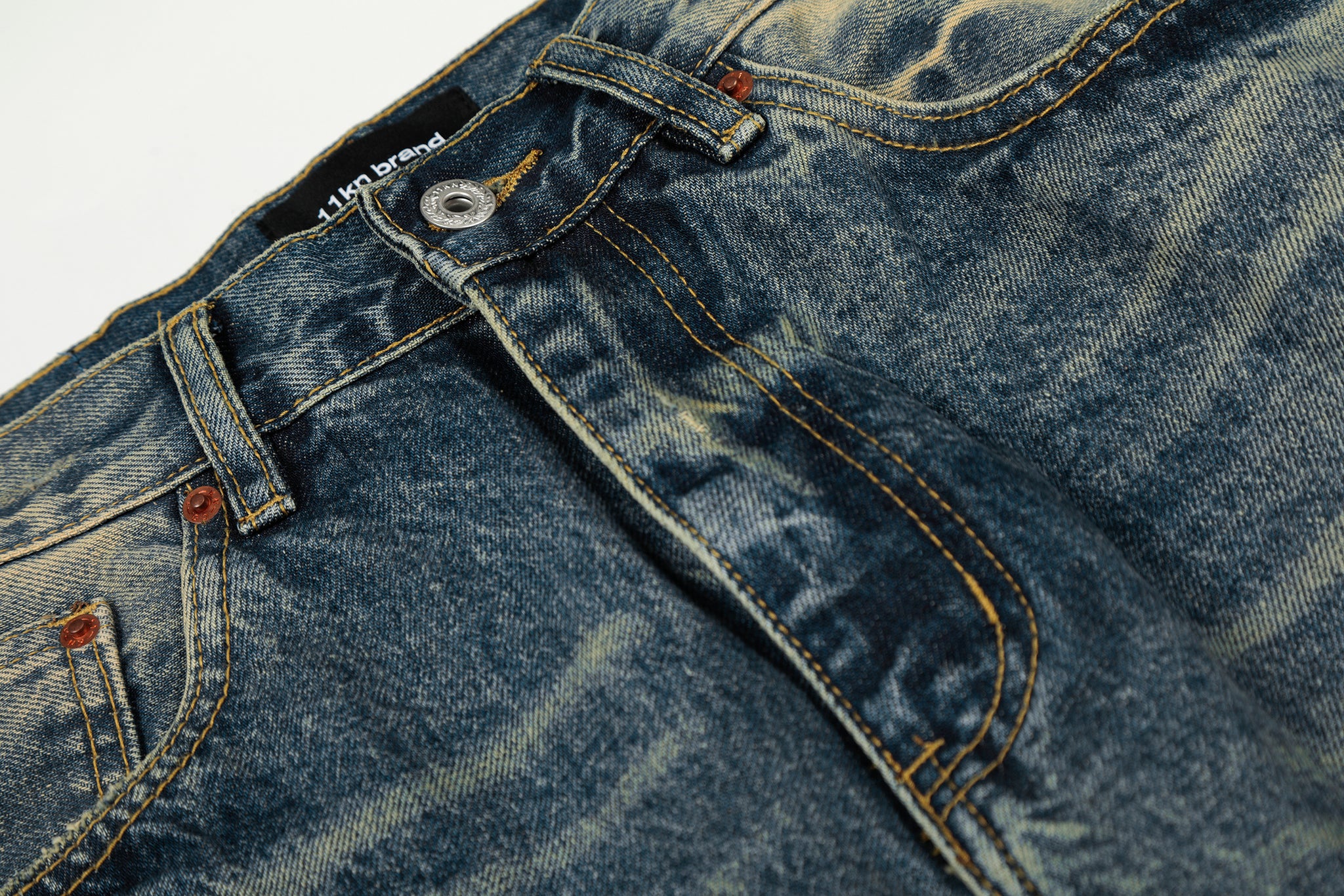 11KN CRACK WHISKER DENIM #GP9757