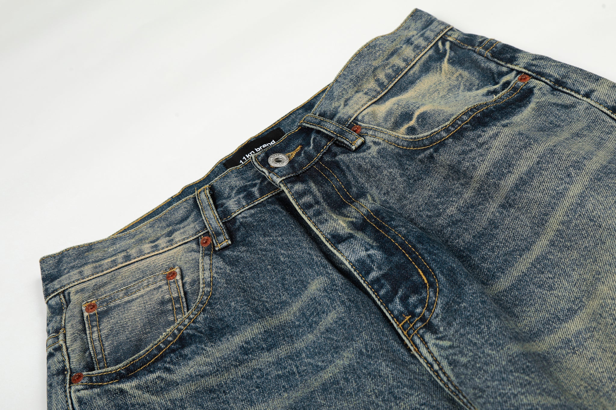 11KN CRACK WHISKER DENIM #GP9757