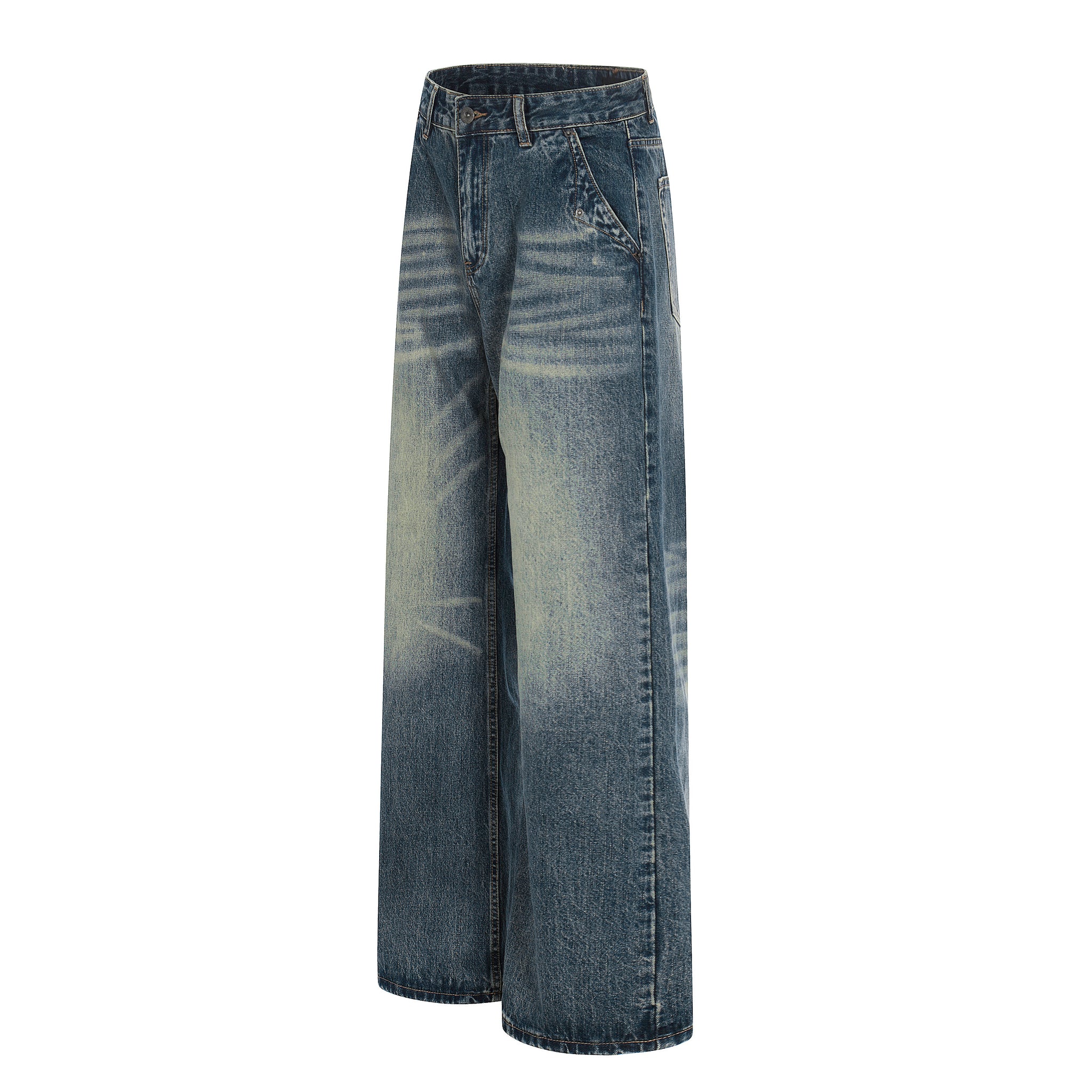 11KN WHISKER STRAIGHT DENIM #K9725