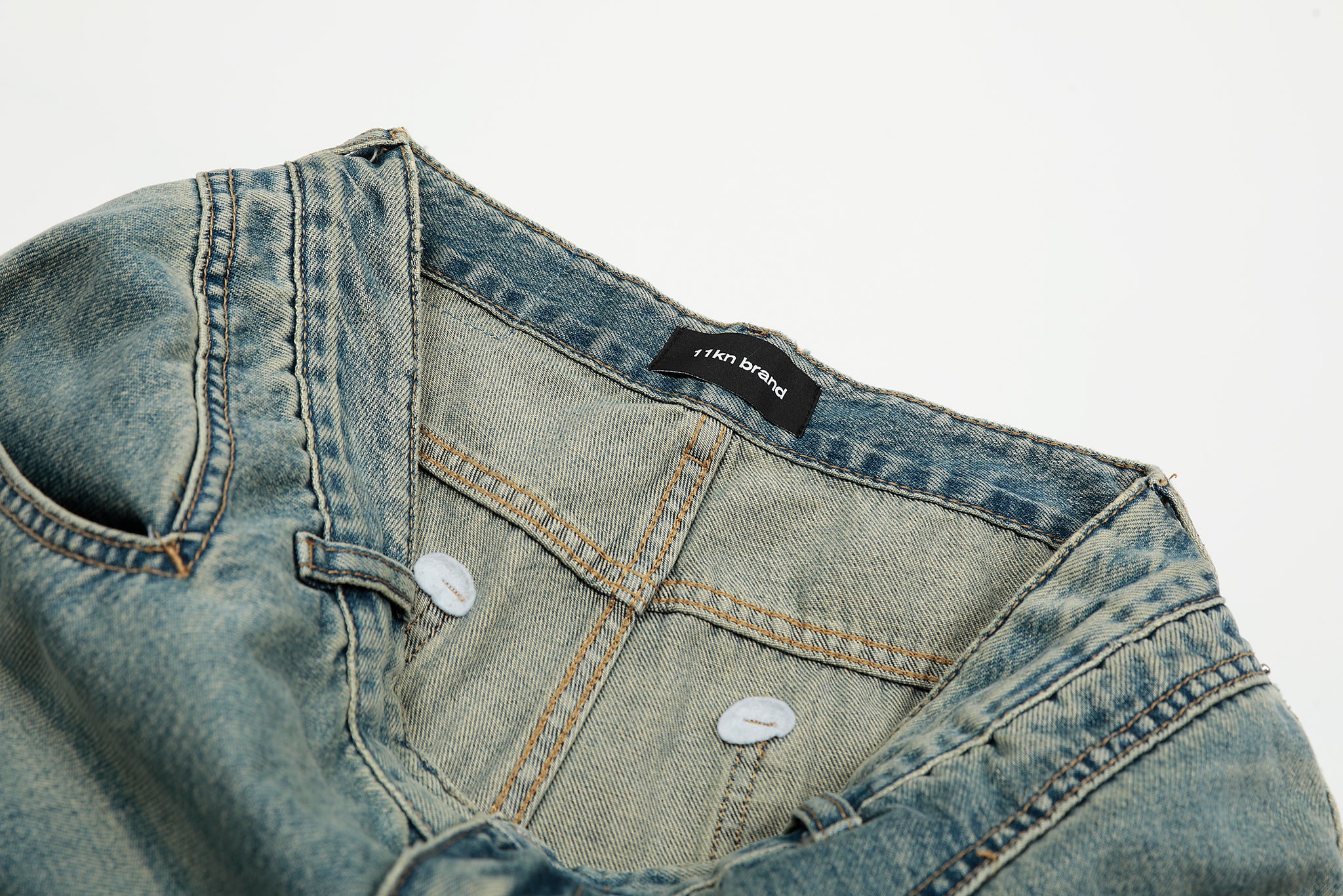 11KN ‌‌‌VINTAGE WASHED WIDE-LEG PANTS #CK9666