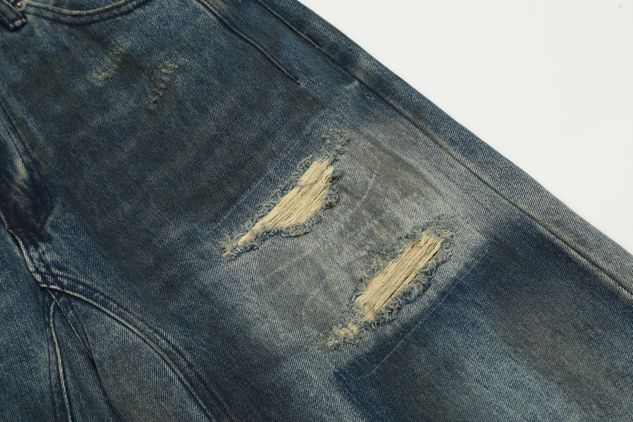 11KN Heavy Distressed Jeans #CK5350