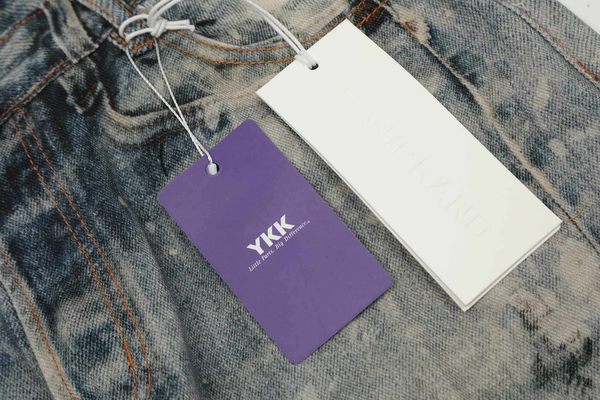 11KN 3D PRINTED DENIM PANTS #K9261