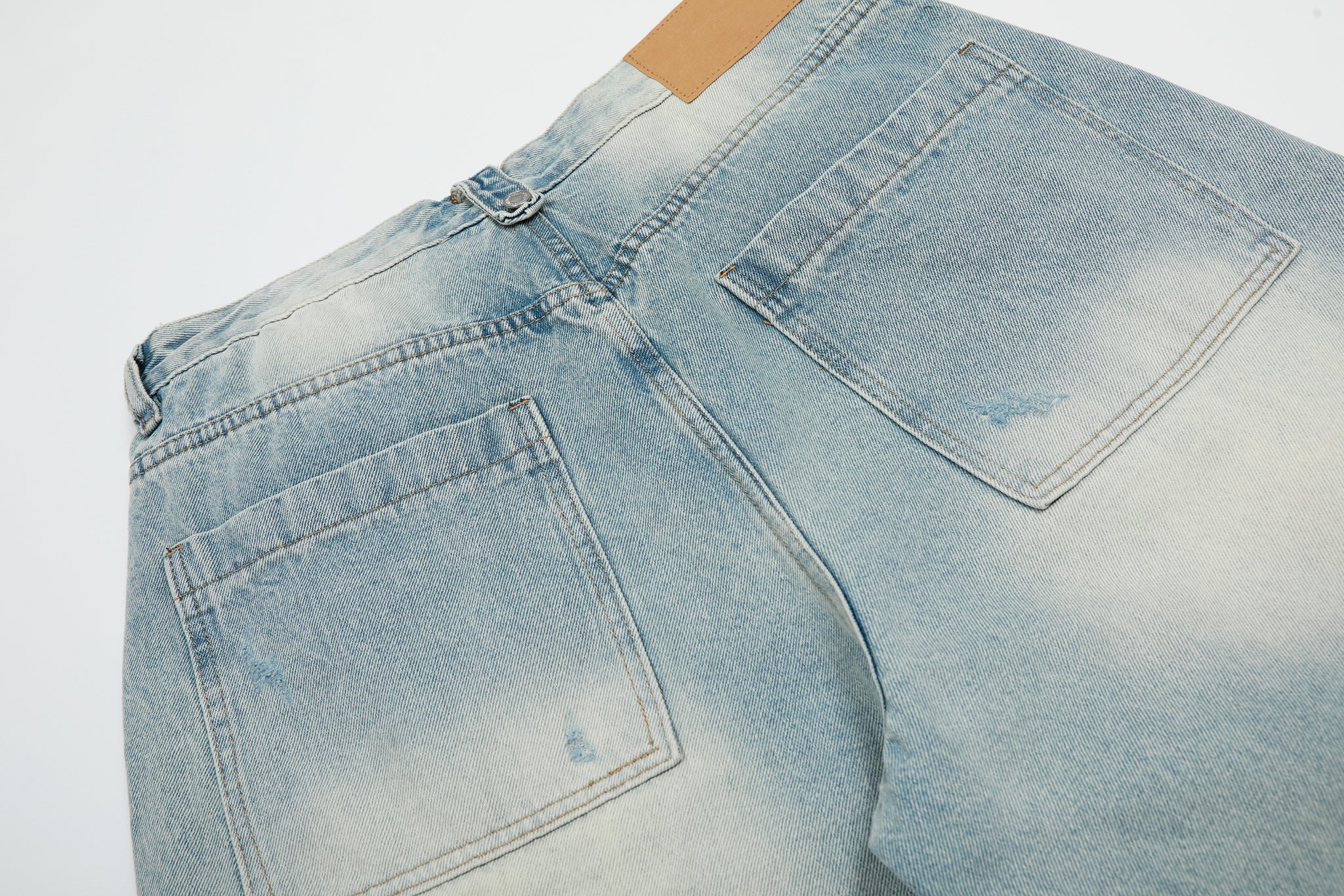 11KN ‌RIPPED FRINGE JEANS‌ #CK9585D
