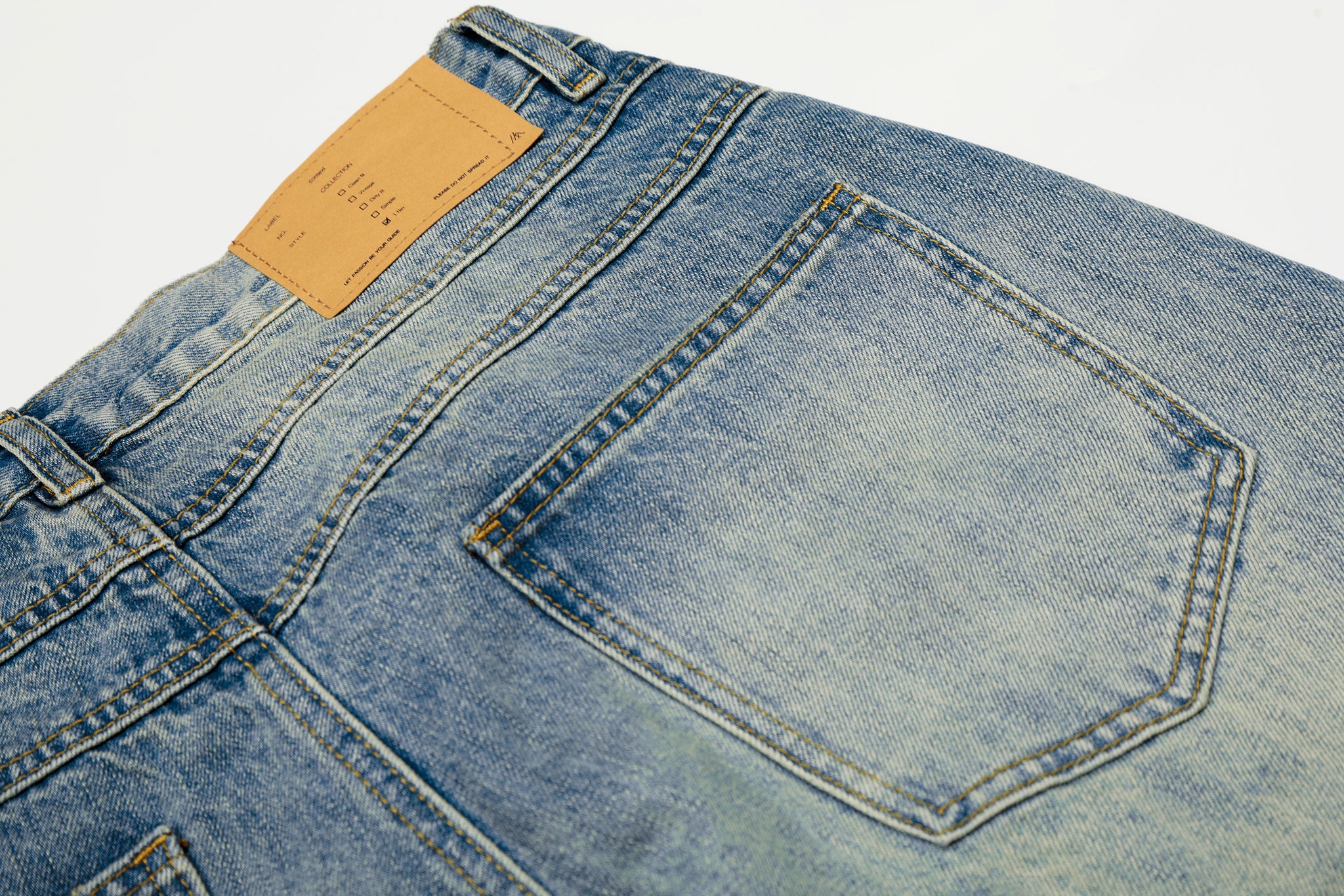 11KN ‌‌‌STRAIGHT LEG CLEAN FIT JEANS #CK9677