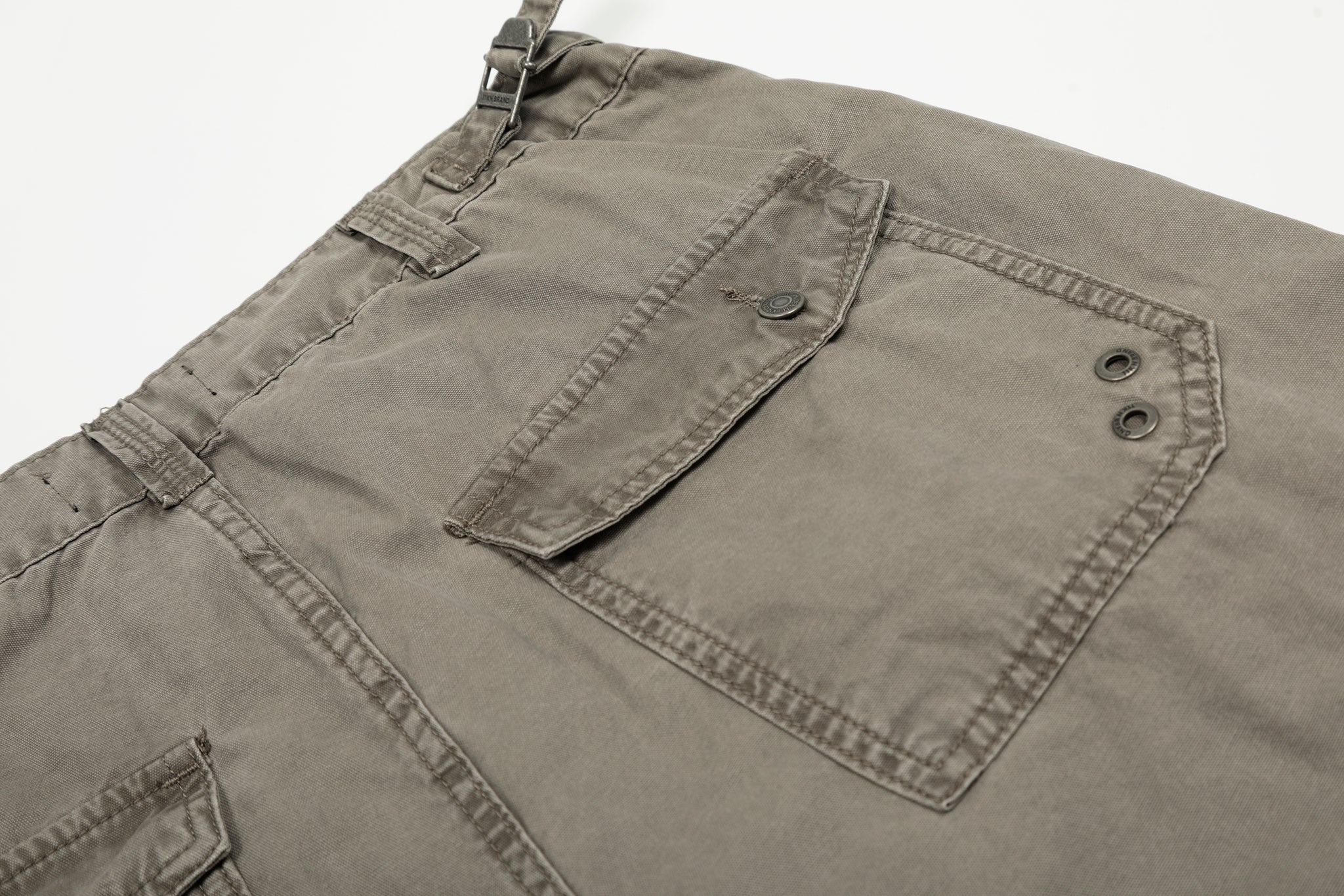 11KN ‌‌‌VINTAGE A-LINE STRAIGHT CARGO PANTS #CK3558