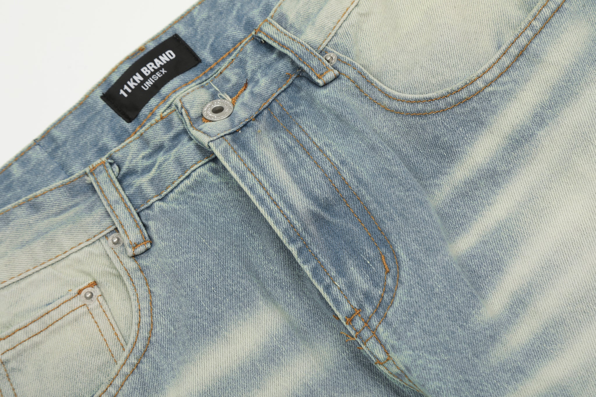 11KN Washed Ripped Jeans #K9226