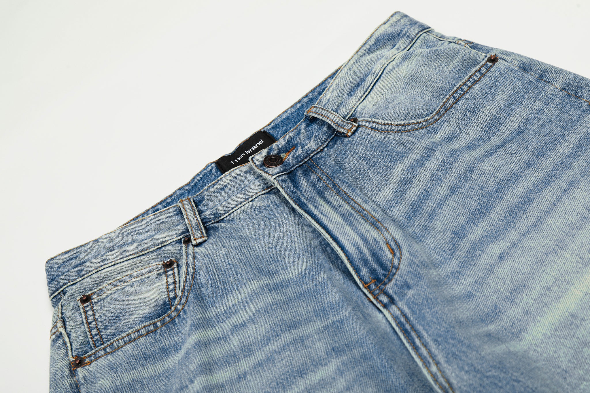11KN ‌‌‌ANKLE-LENGTH STRAIGHT LEG JEANS #GP9679