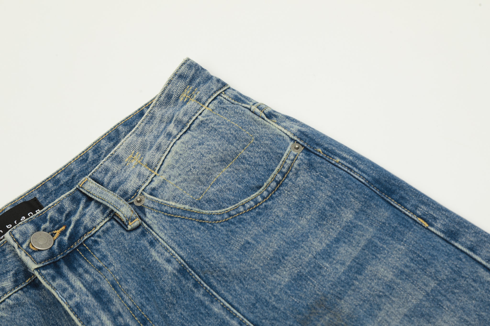 11KN Washed Wrinkled Denim #K5353