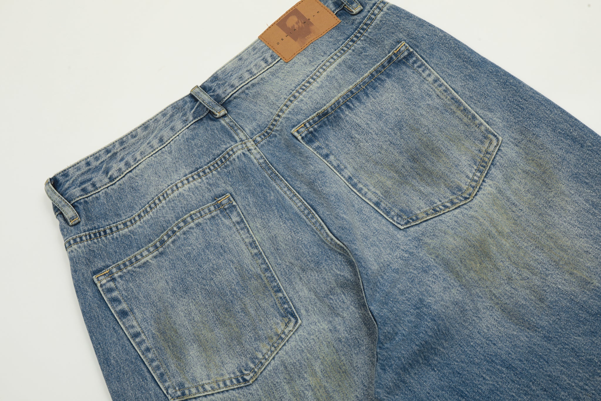 11KN Washed Wrinkled Denim #K5353